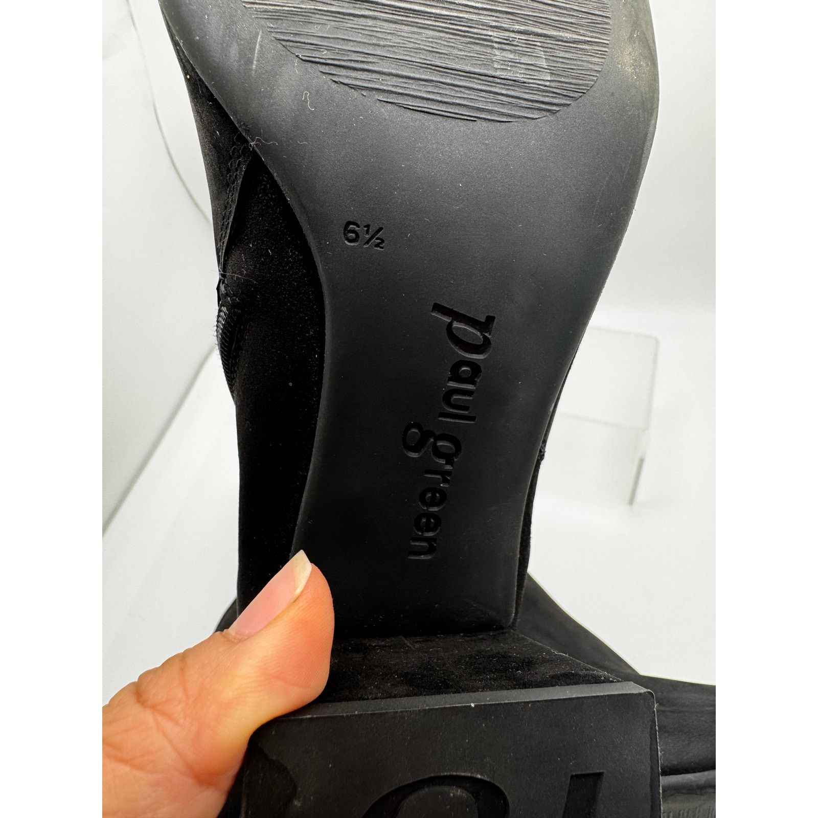 Other Paul Green Sydney Buckle Bootie In Black Suede Combo AU6.5 Size US 9 / IT 39 - 15 Thumbnail