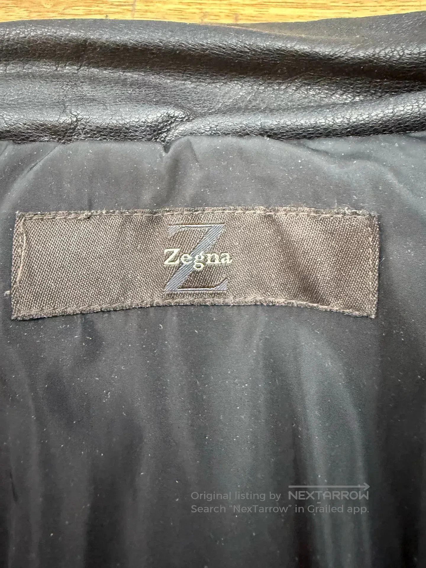 Ermenegildo Zegna Ermenegildo Zegna Leather Jacket with Hood. Size US S / EU 44-46 / 1 - 4 Thumbnail