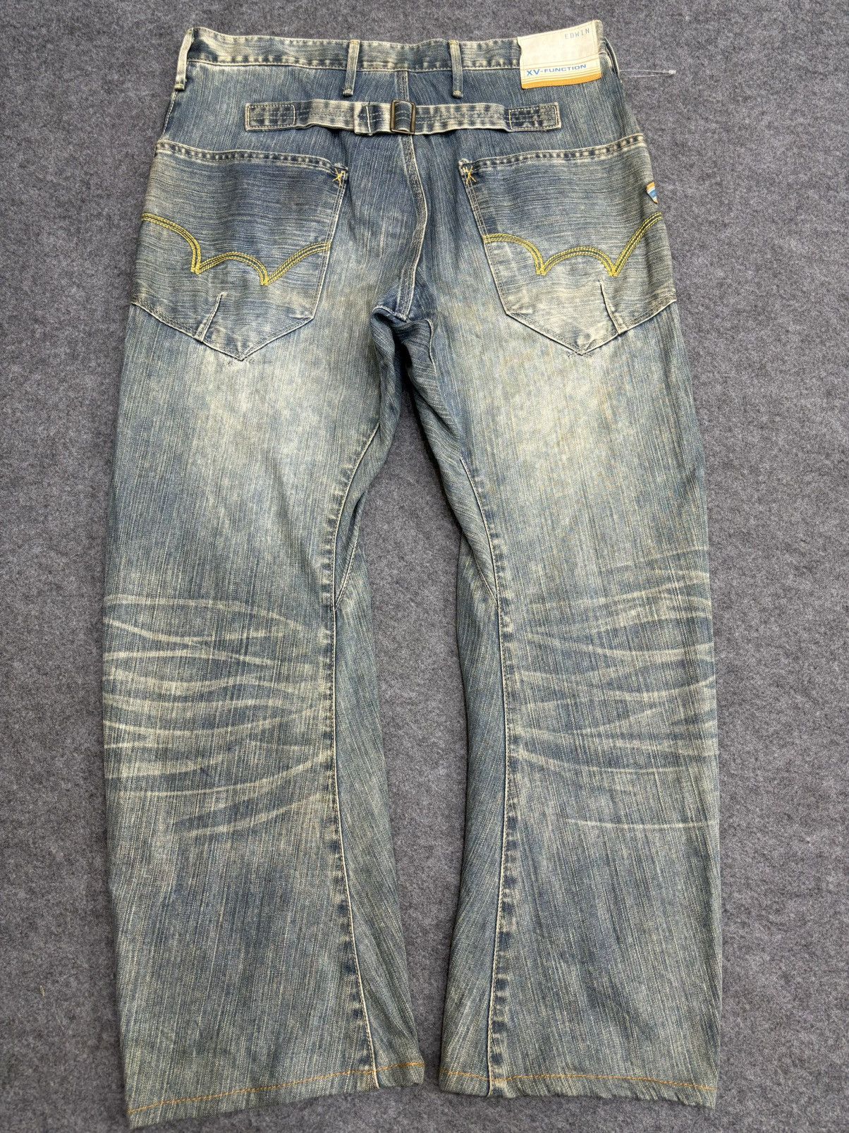 Edwin 💥EFunction💥Edwin Wide Curve Aging Style Denim F577 Size US 33 - 19 Thumbnail