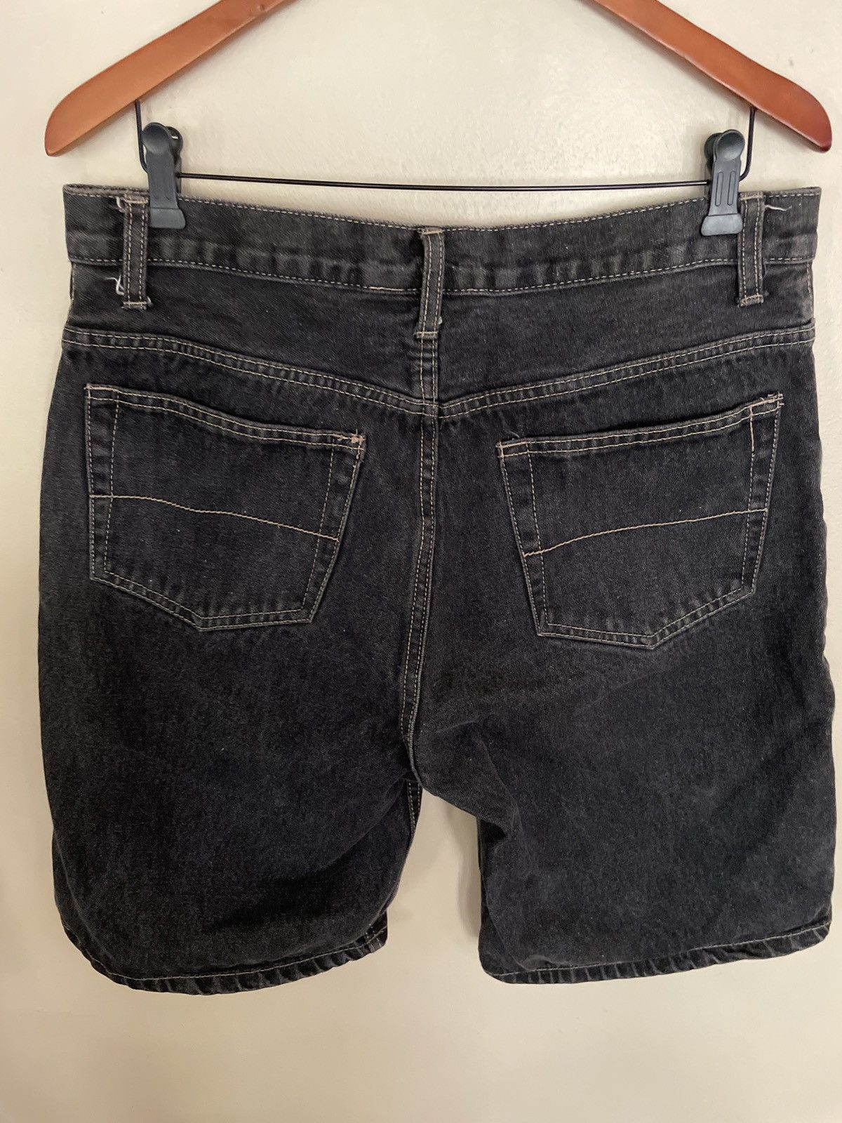 Faded Glory × Vintage Faded Glory Jorts 32 denim BLACK Jean shorts vintage Y2K 🔥 Size US 34 / EU 50 - 4 Thumbnail