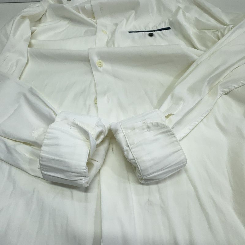 Prada Prada White Long Sleeve Pocket Shirt-2506 Size US S / EU 44-46 / 1 - 5 Thumbnail