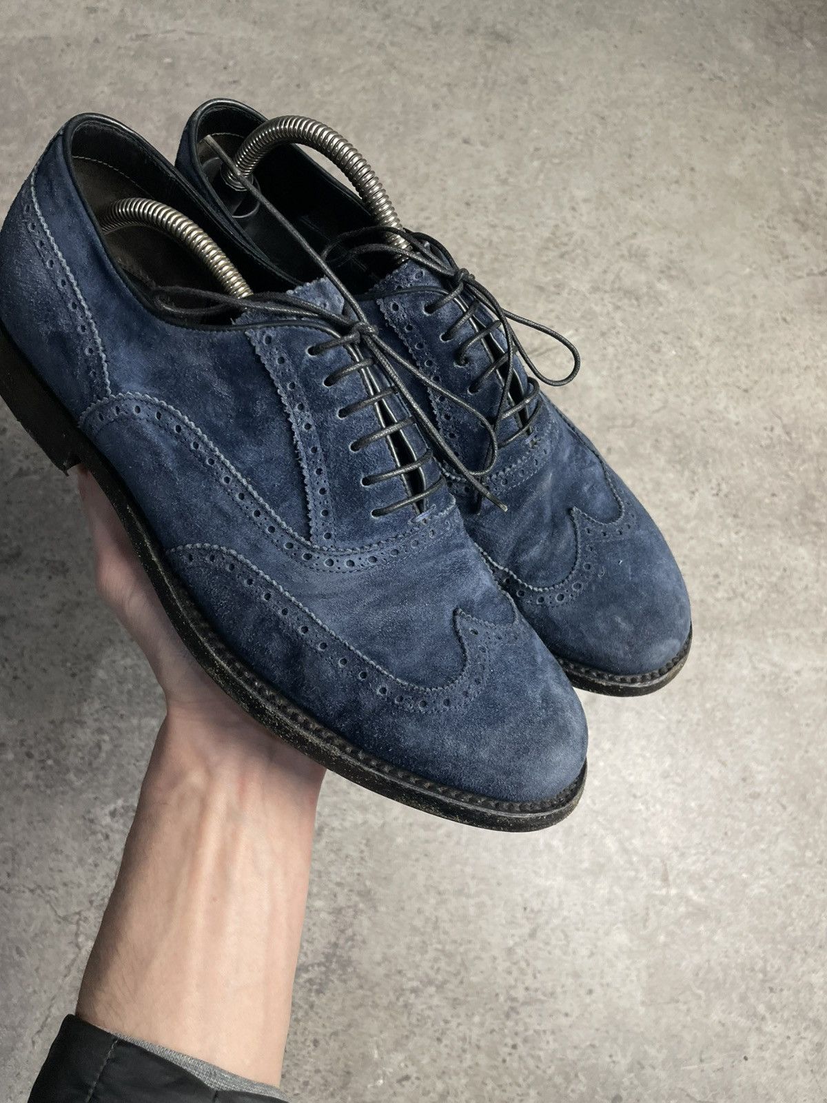 Brioni Brioni Low Top Suede Shoes Luxury RARE Size US 8 / EU 41 - 2 Thumbnail