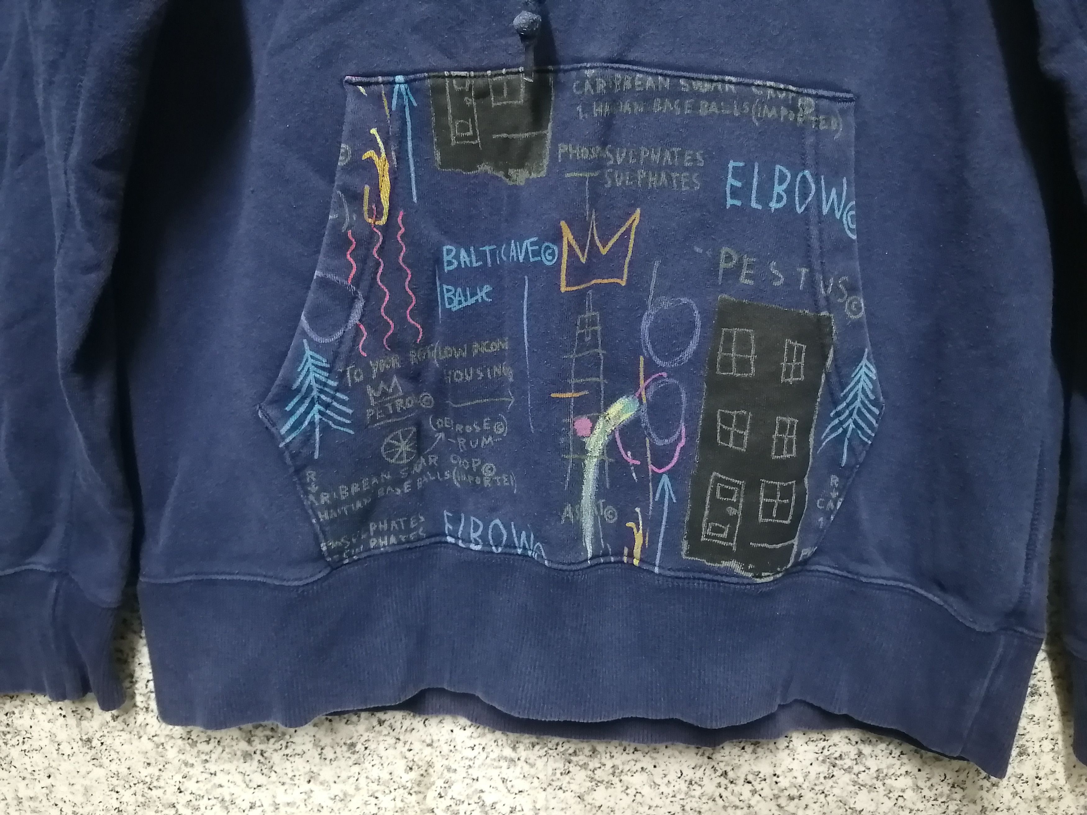 Jean-Michel Basquiat × Vintage JEAN MICHEL BASQUIAT ART VERY RARE Size US XL / EU 56 / 4 - 4 Thumbnail