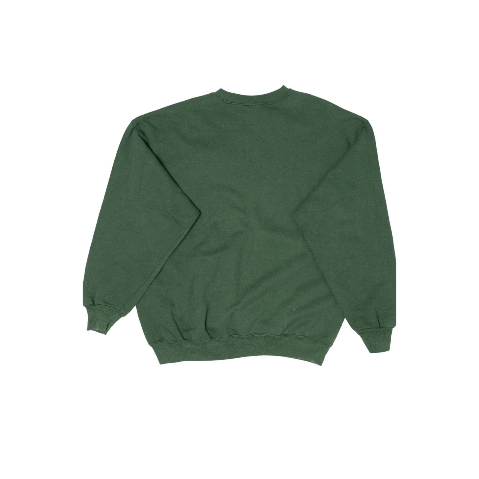 Hanes Green Hanes Green Teddy Bear With Bow Sweatshirt X-Large USA Cotton / Polyester 2010s Vintage Mens Size US XL / EU 56 / 4 - 4 Thumbnail