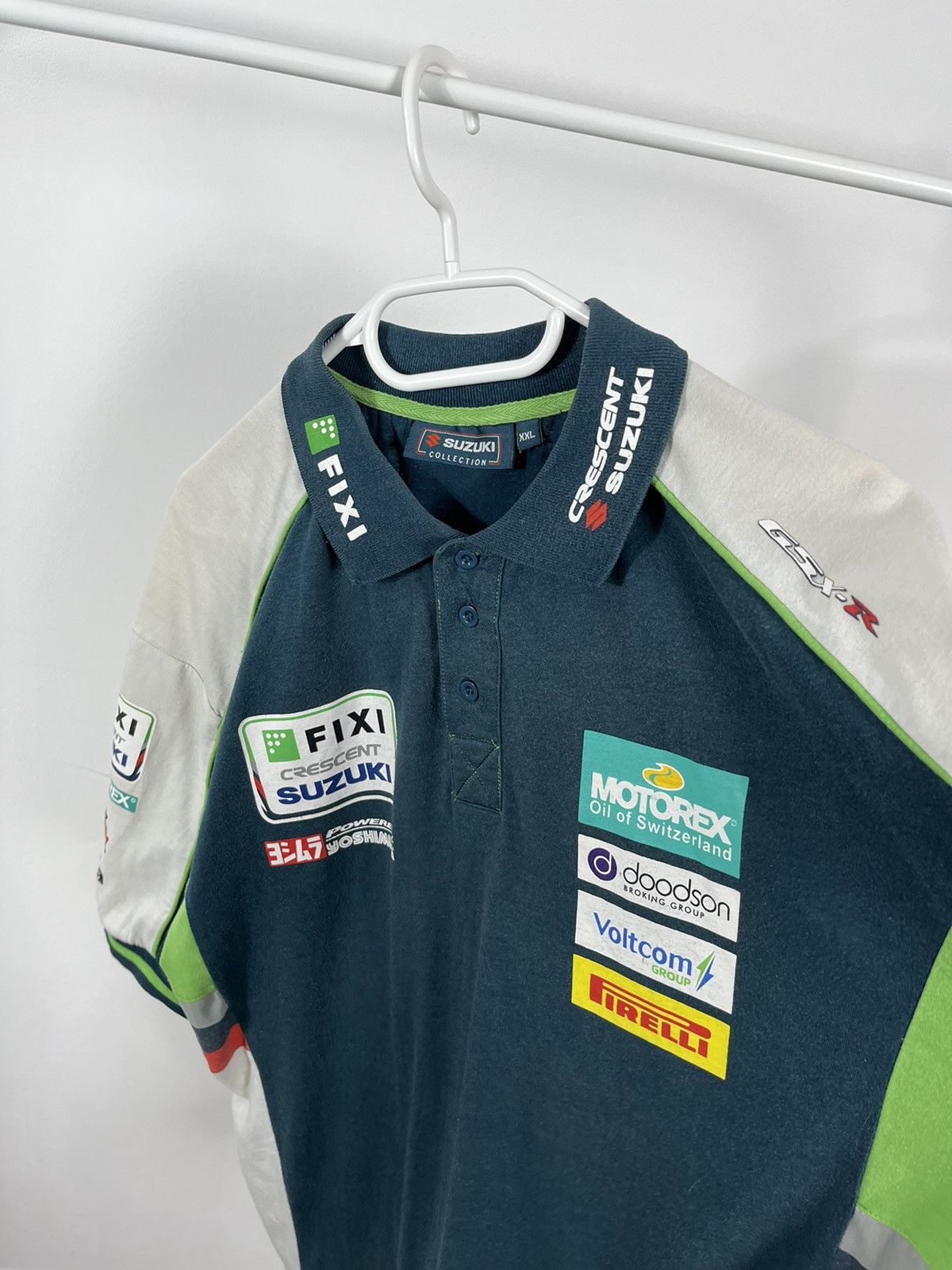 Vintage Vintage Racing Suzuki Polo T-shirt Size US XXL / EU 58 / 5 - 6 Thumbnail