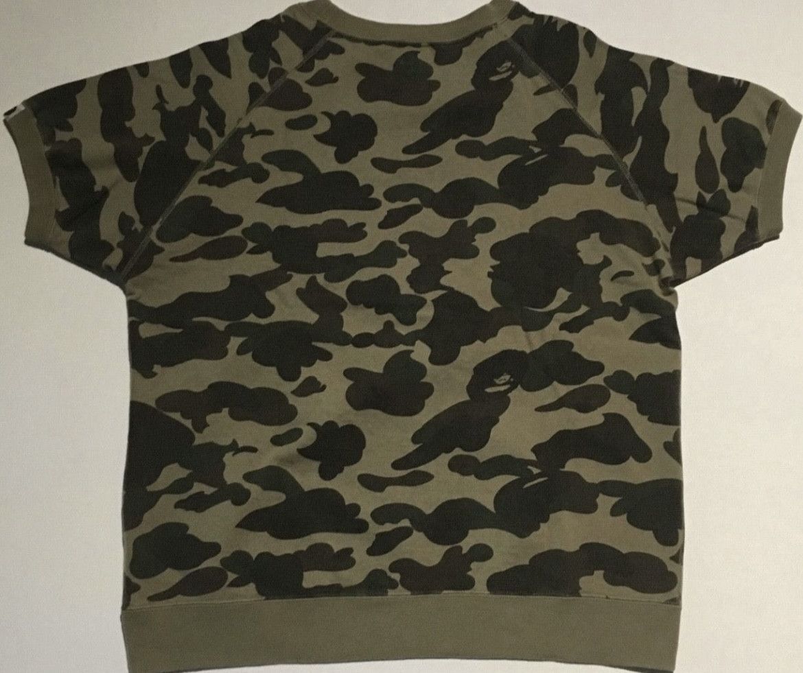 Bape Bape camo s/s crew neck pullover sweatshirt Size US M / EU 48-50 / 2 - 2 Thumbnail