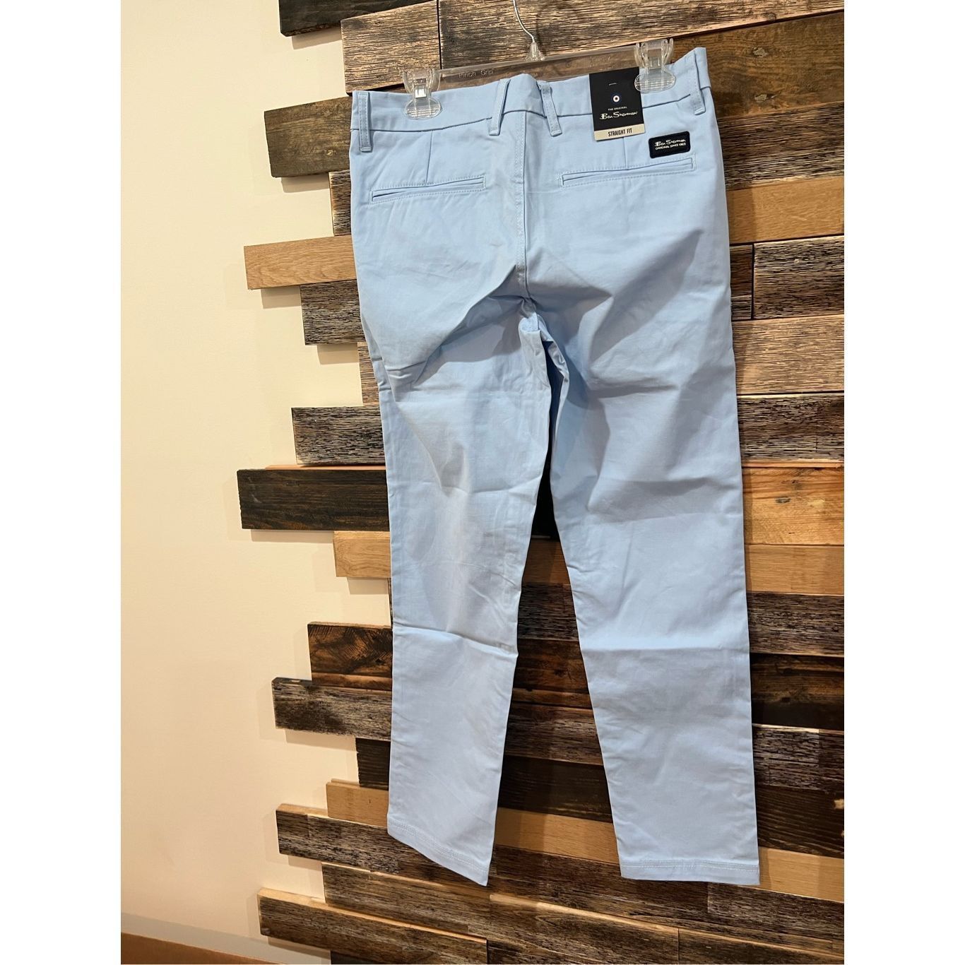 Ben Sherman Ben Sherman NWT Straight Fit Mens blue Chino Casual Pants 38x30 Size US 38 / EU 54 - 2 Thumbnail