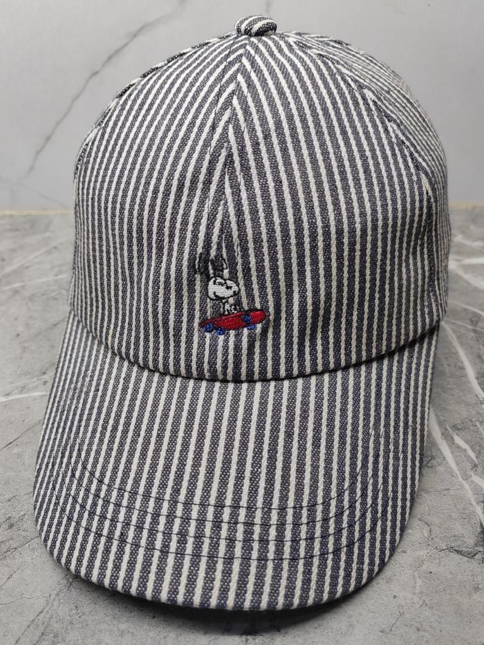 Peanuts Vintage Peanuts Snoopy Hickory Style Cap Hat Size ONE SIZE - 1 Thumbnail