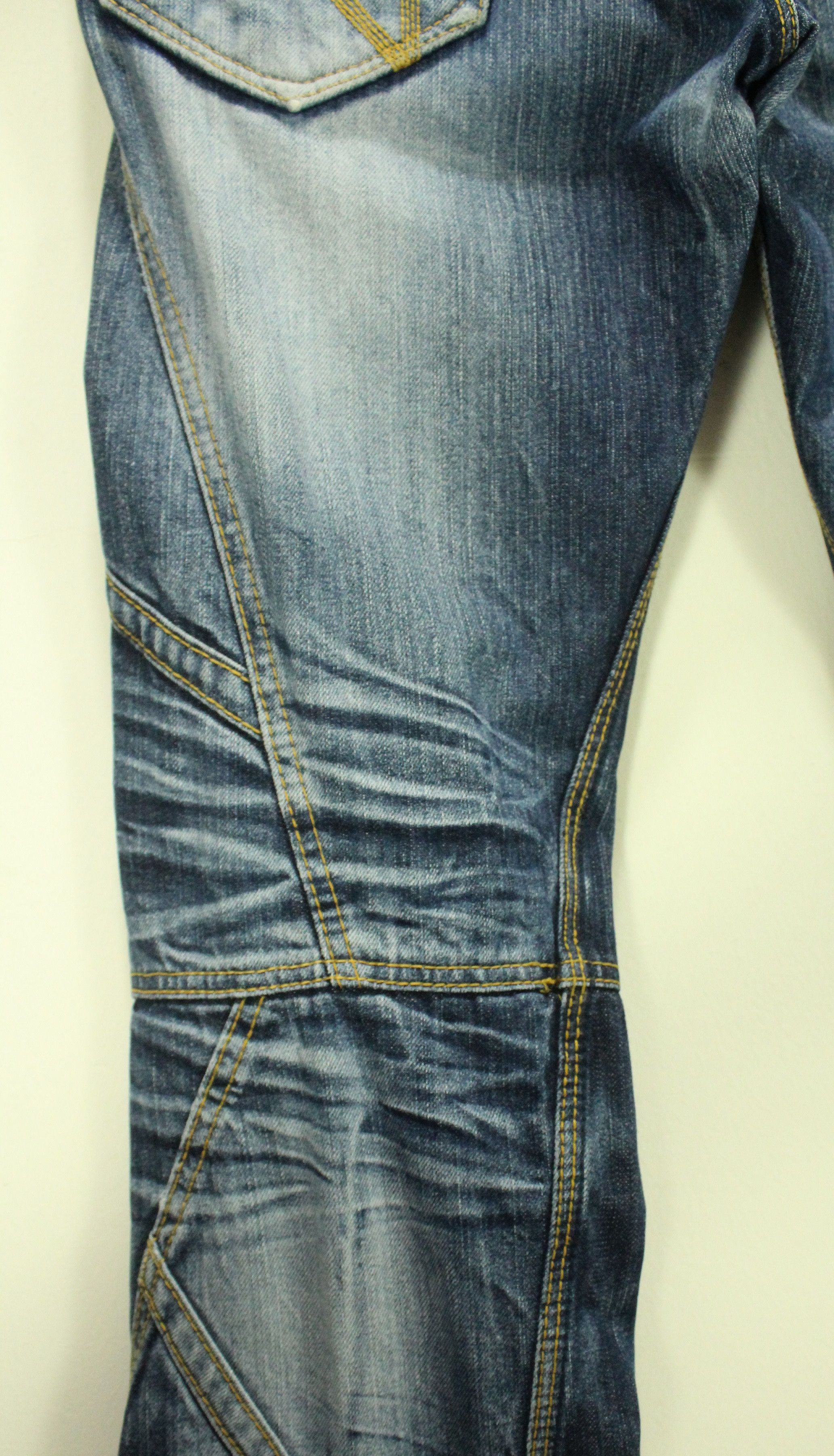 Matsuda Flared NICOLE HIDEAWAYS Denim Distressed kAPITAL LGB Style Size US 32 / EU 48 - 12 Thumbnail