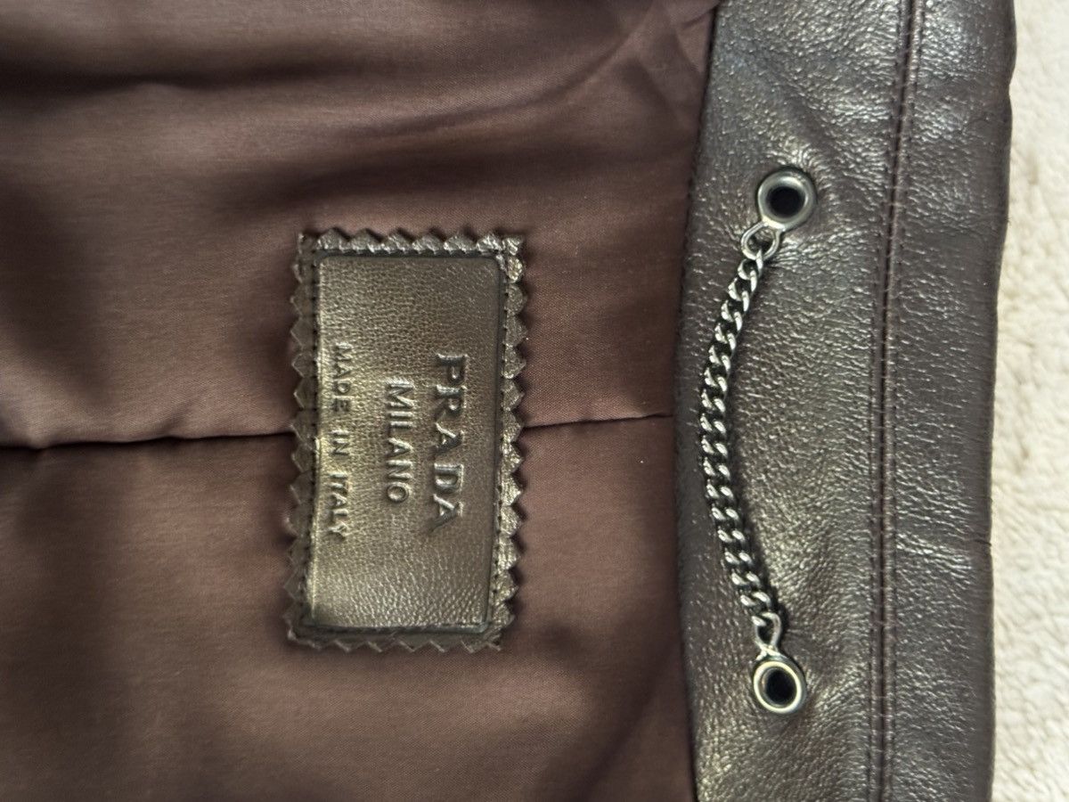 Prada Prada Milano Leather Overcoat (Brown Calfskin) Size US M / EU 48-50 / 2 - 10 Thumbnail