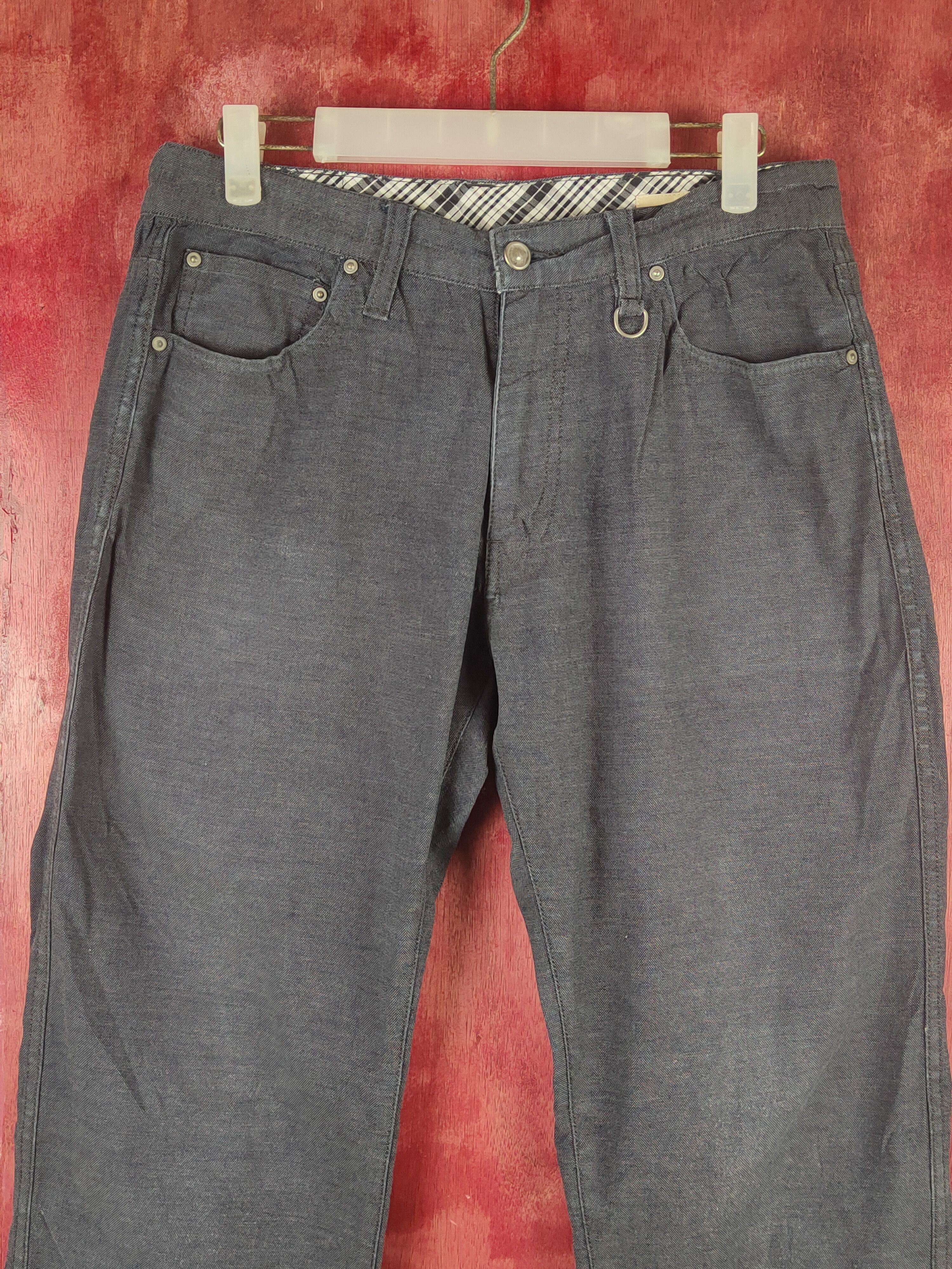Global Work Global Work Dark Blue vintage Casual Pants #S2370 Size US 31 - 2 Thumbnail