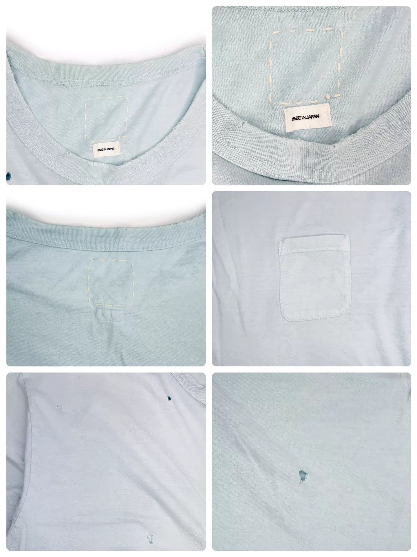 Visvim visvim 22ss AMPLUS TEE S/S CRASH Lt.blue 3 Size US L / EU 52-54 / 3 - 5 Thumbnail