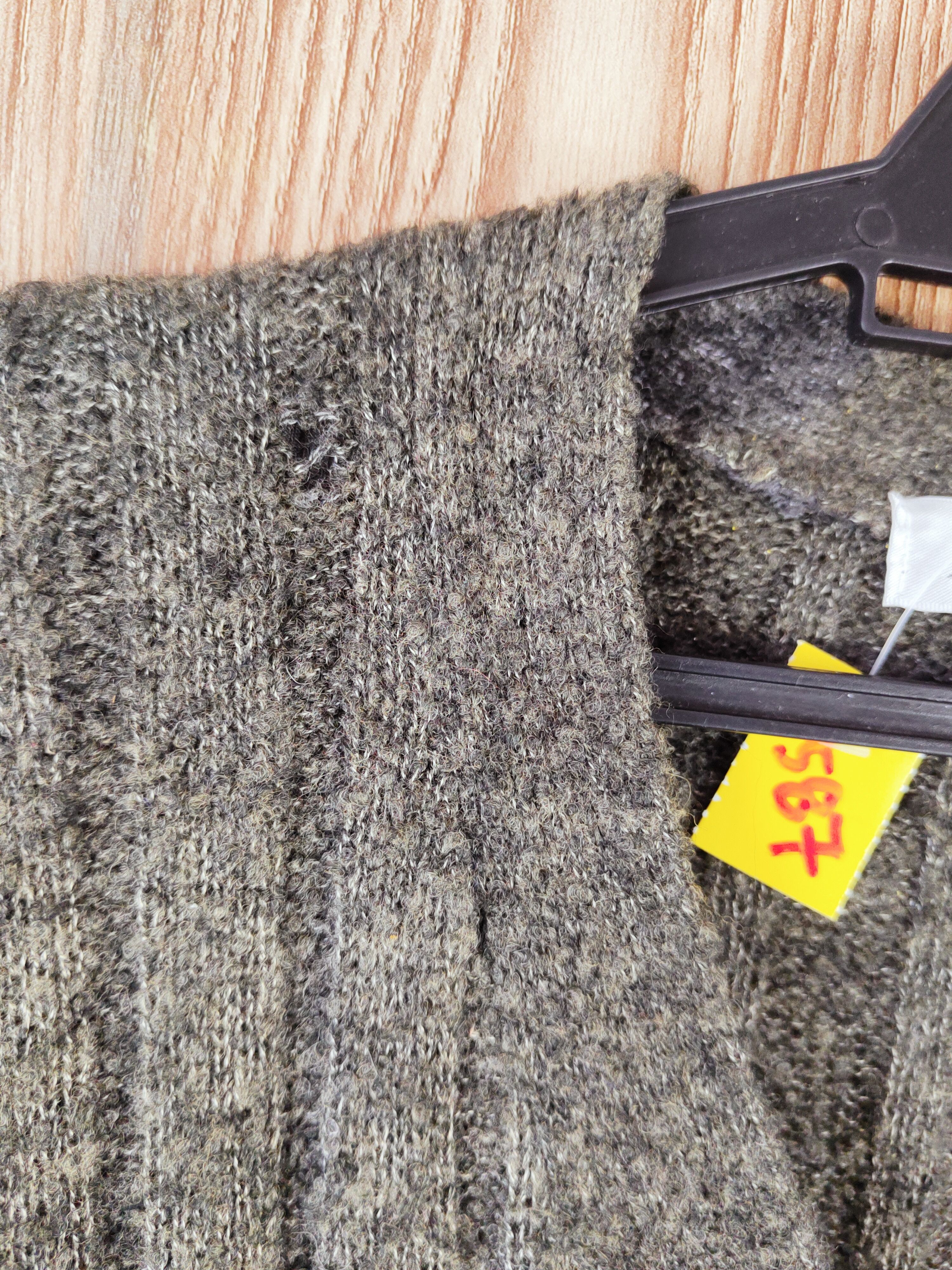 Aran Isles Knitwear × Japanese Brand Bellne Dark Gray Knitwear Cardigan #W587 Size M / US 6-8 / IT 42-44 - 2 Thumbnail