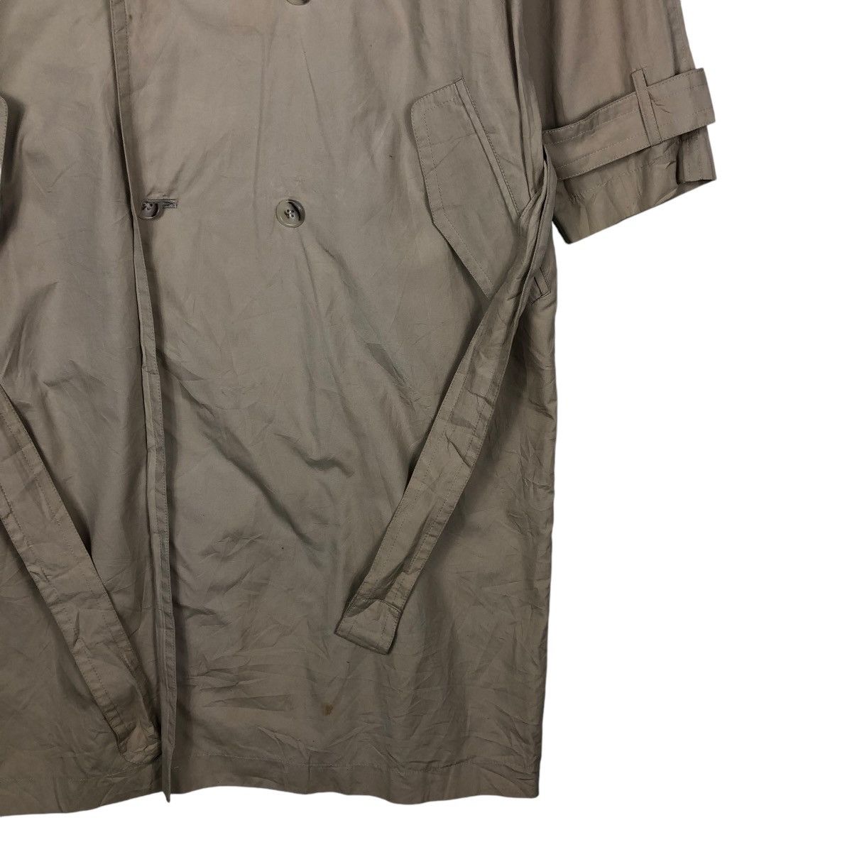 Japanese Brand 🔥VINTAGE TRENCH COATS DOUBLE BREAST QUARTER FLASH 4042331 Size US M / EU 48-50 / 2 - 8 Thumbnail