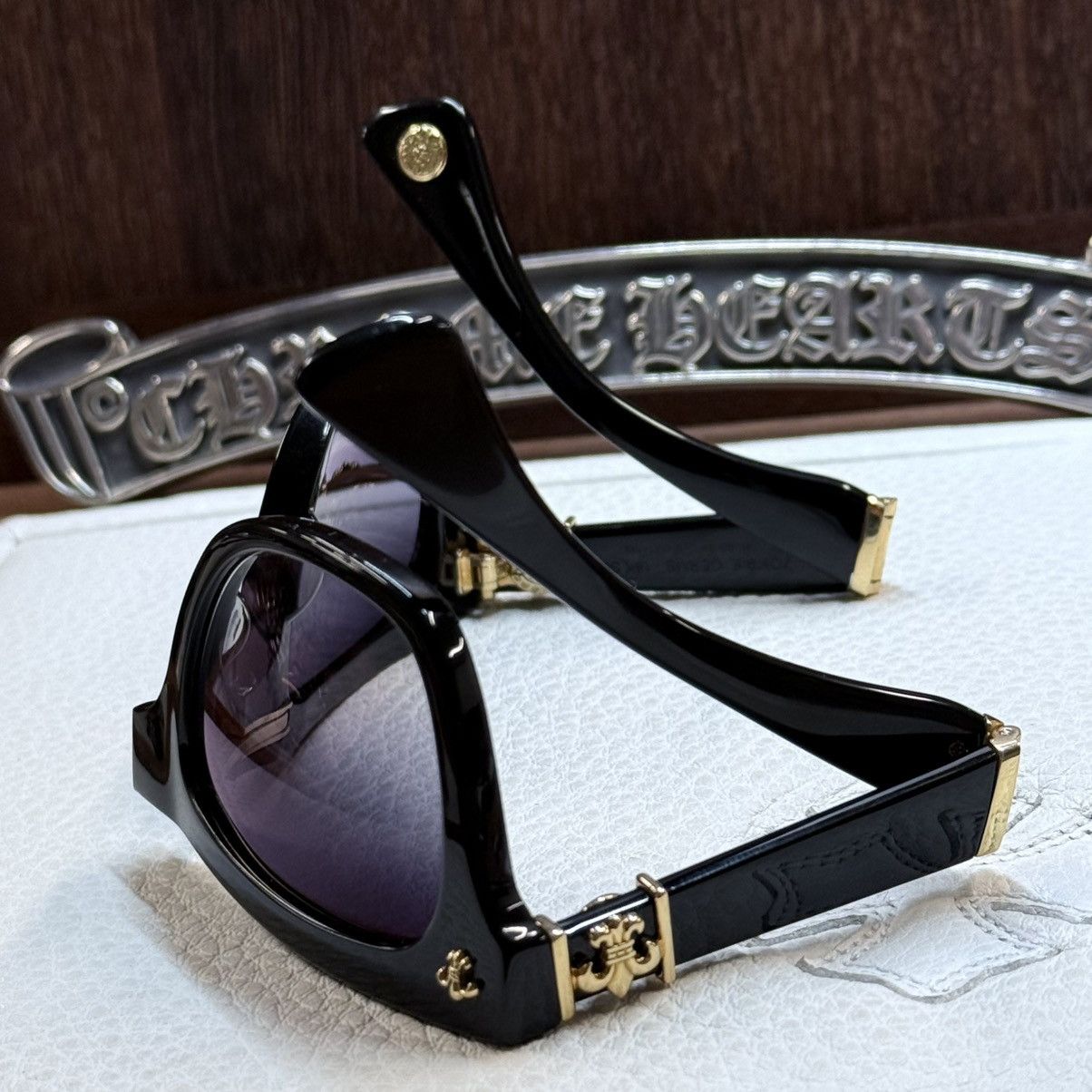 Chrome Hearts Chrome Hearts ZOMBIE GERMS 18K 1/1 Sunglasses Size ONE SIZE - 1 Thumbnail