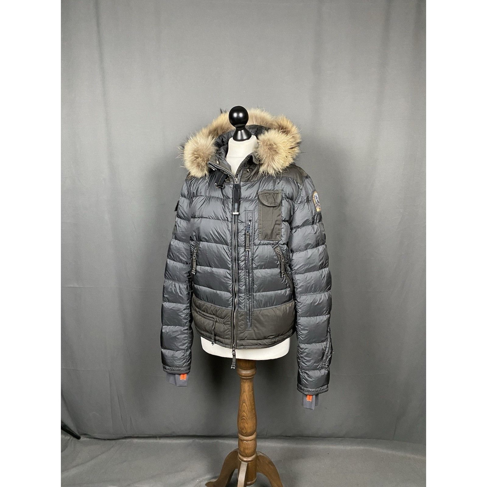 Parajumpers £700 RRP Parajumpers Skimaster Women's Gray Down Insulated P Size XL / US 12-14 / IT 48-50 - 3 Thumbnail