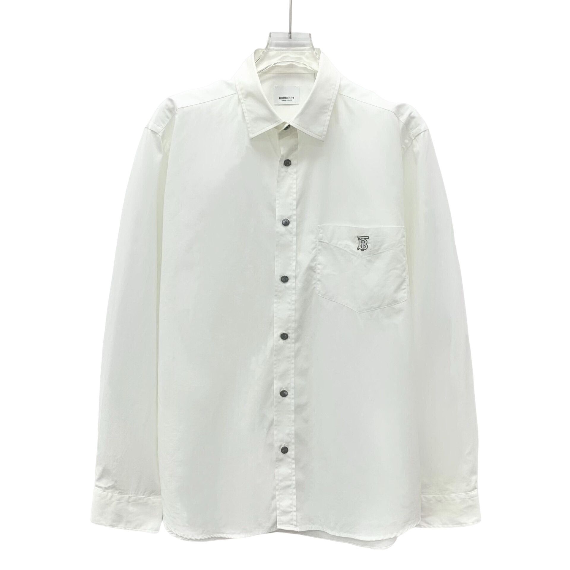 Burberry Burberry TB Embroidery Cotton Shirt Size M Size US M / EU 48-50 / 2 - 1 Thumbnail