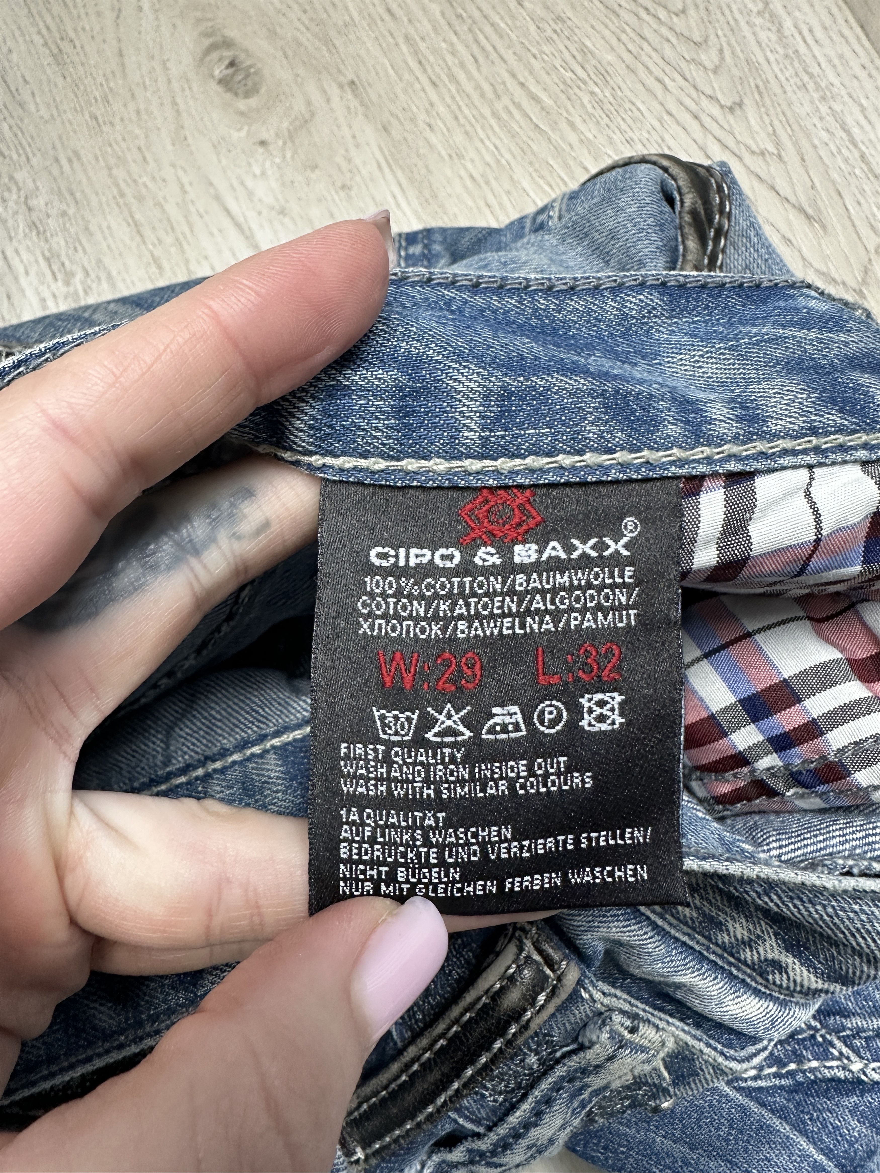 If Six Was Nine Cipo & Baxx Patchwork Denim Vintage Rap Pants Jeans Size US 29 - 5 Thumbnail
