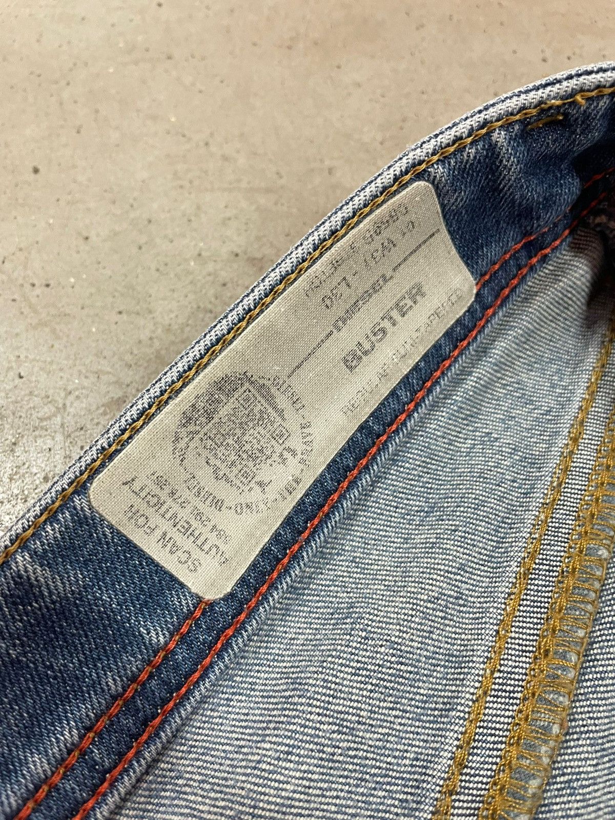 Diesel Vintage Diesel Distressed Patchwork Buster Jeans Size US 31 - 10 Thumbnail