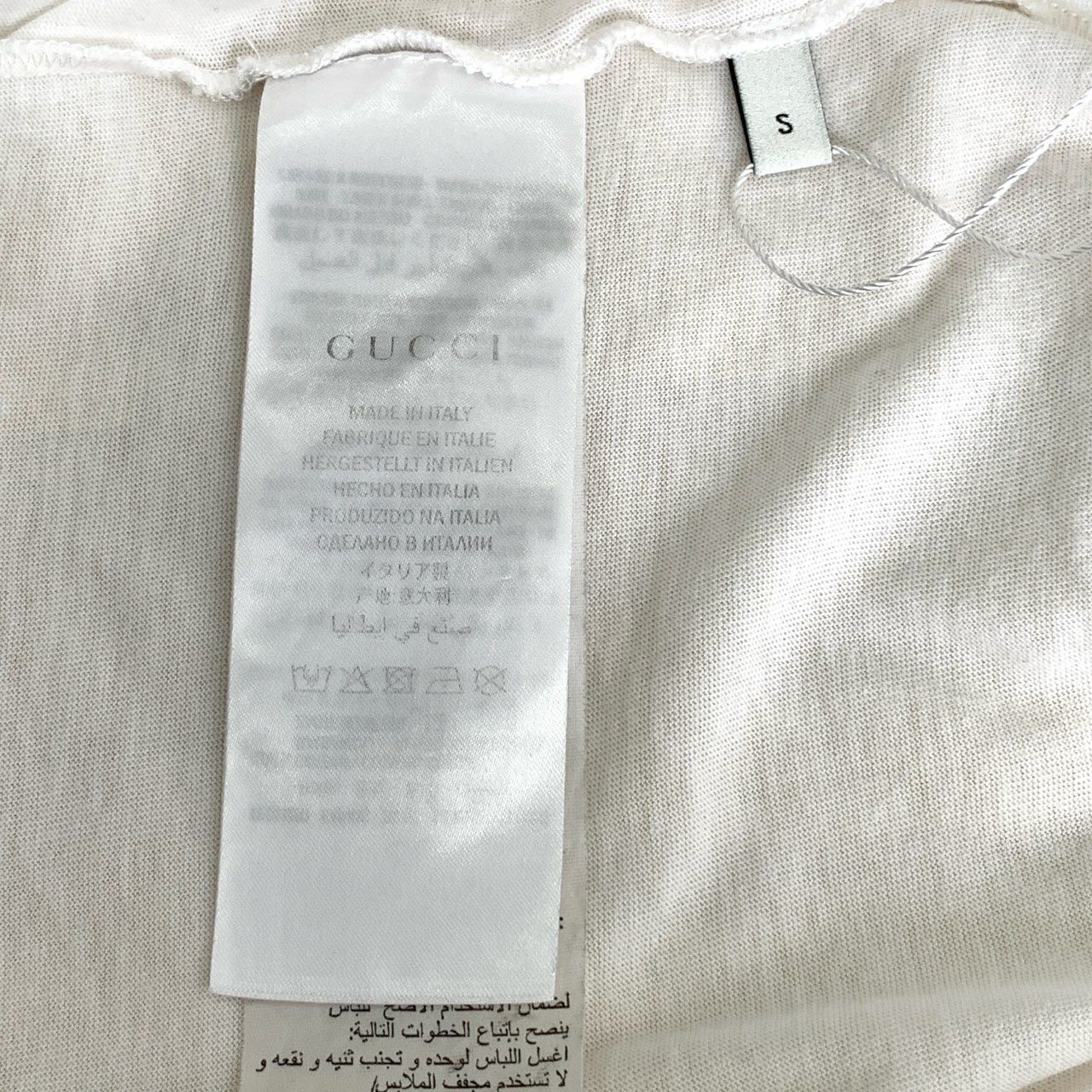 Gucci Gucci Logo Graphic Cotton Crewneck T-Shirt (Size S) Size S / US 4 / IT 40 - 3 Thumbnail