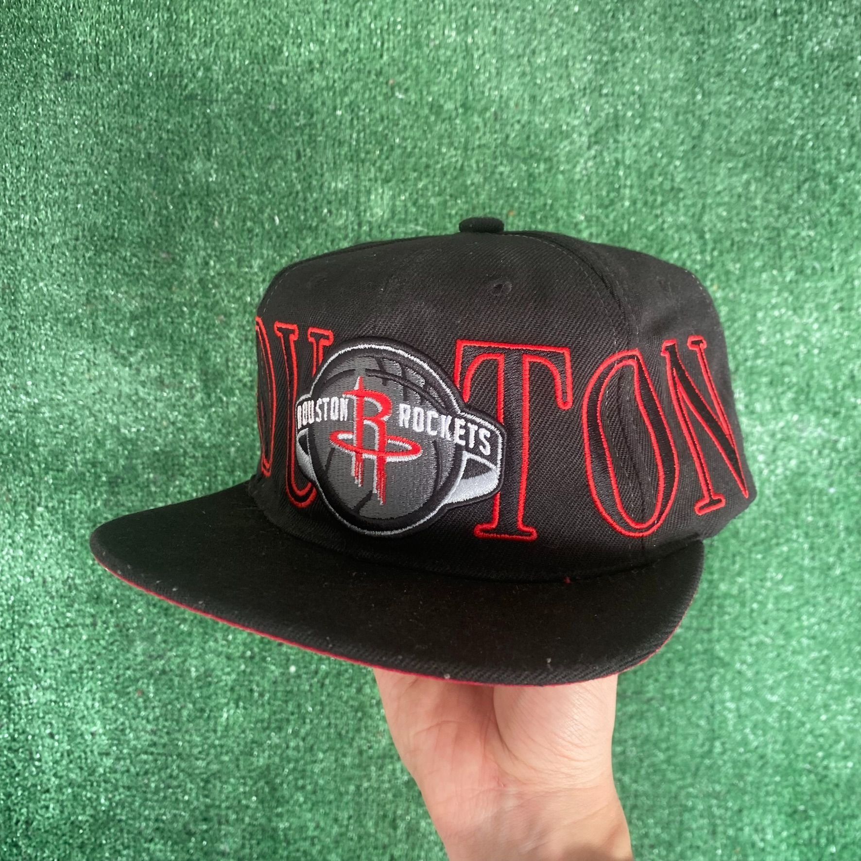 Mitchell & Ness Vintage Y2K Houston Rockets Snapback NBA Basketball Cap Hat Size ONE SIZE - 1 Thumbnail