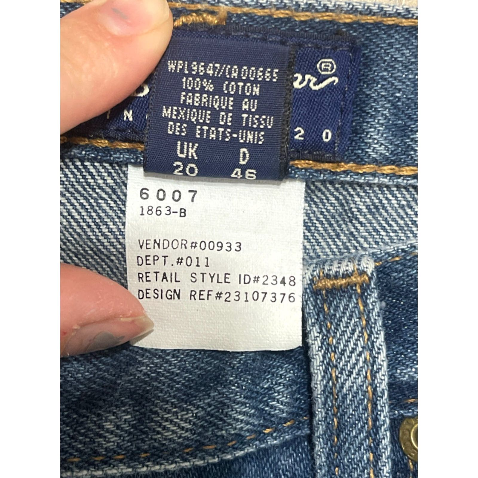 Eddie Bauer Eddie Bauer Jeans Women's Size 16 Blue Denim Straight Leg Pockets Regular Fit Size 38" / US 16 / IT 52 - 7 Thumbnail