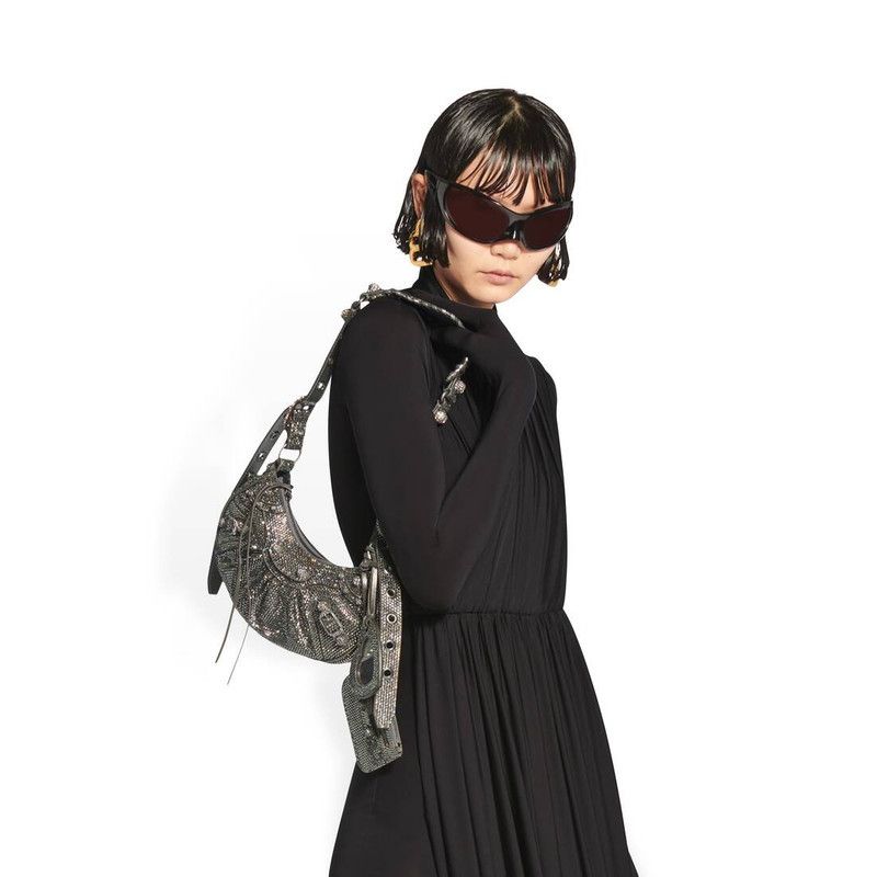 Balenciaga o1srvl11e0426 Size: OS / Le Cagole XS Shoulder Bag in Gray Size ONE SIZE - 2 Thumbnail