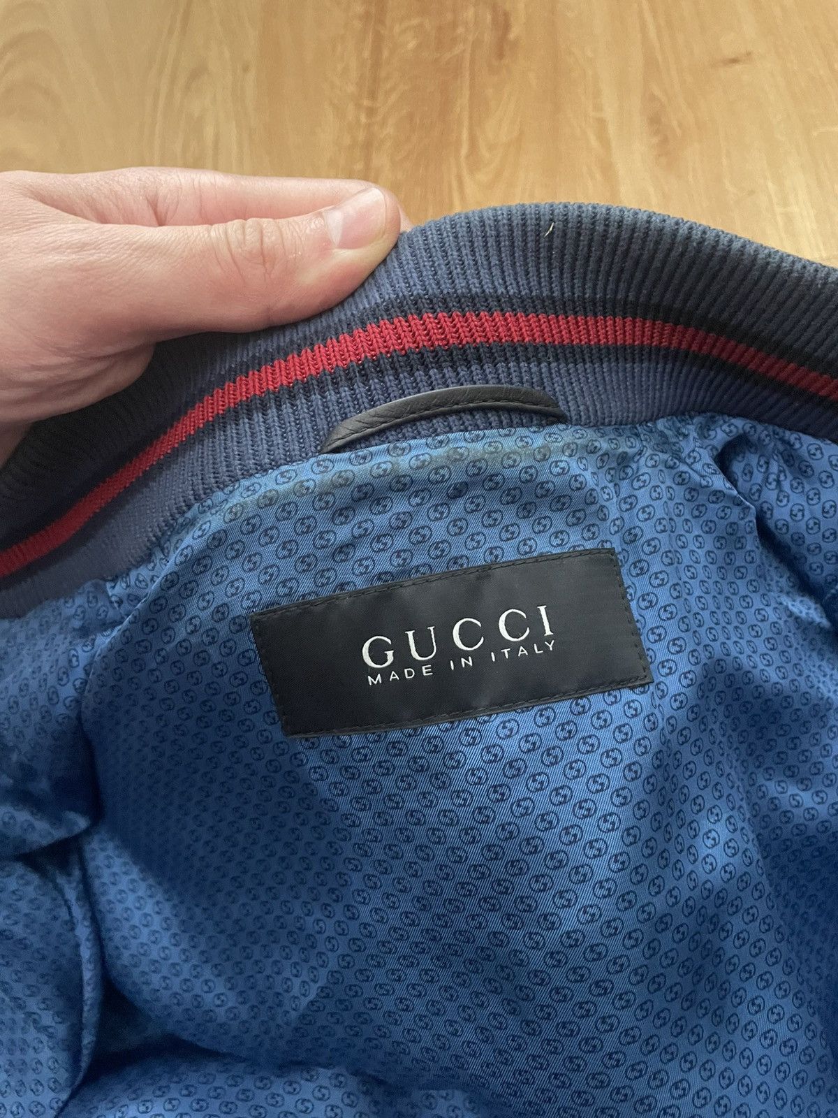 Gucci Gucci leather jacket Size US L / EU 52-54 / 3 - 11 Thumbnail