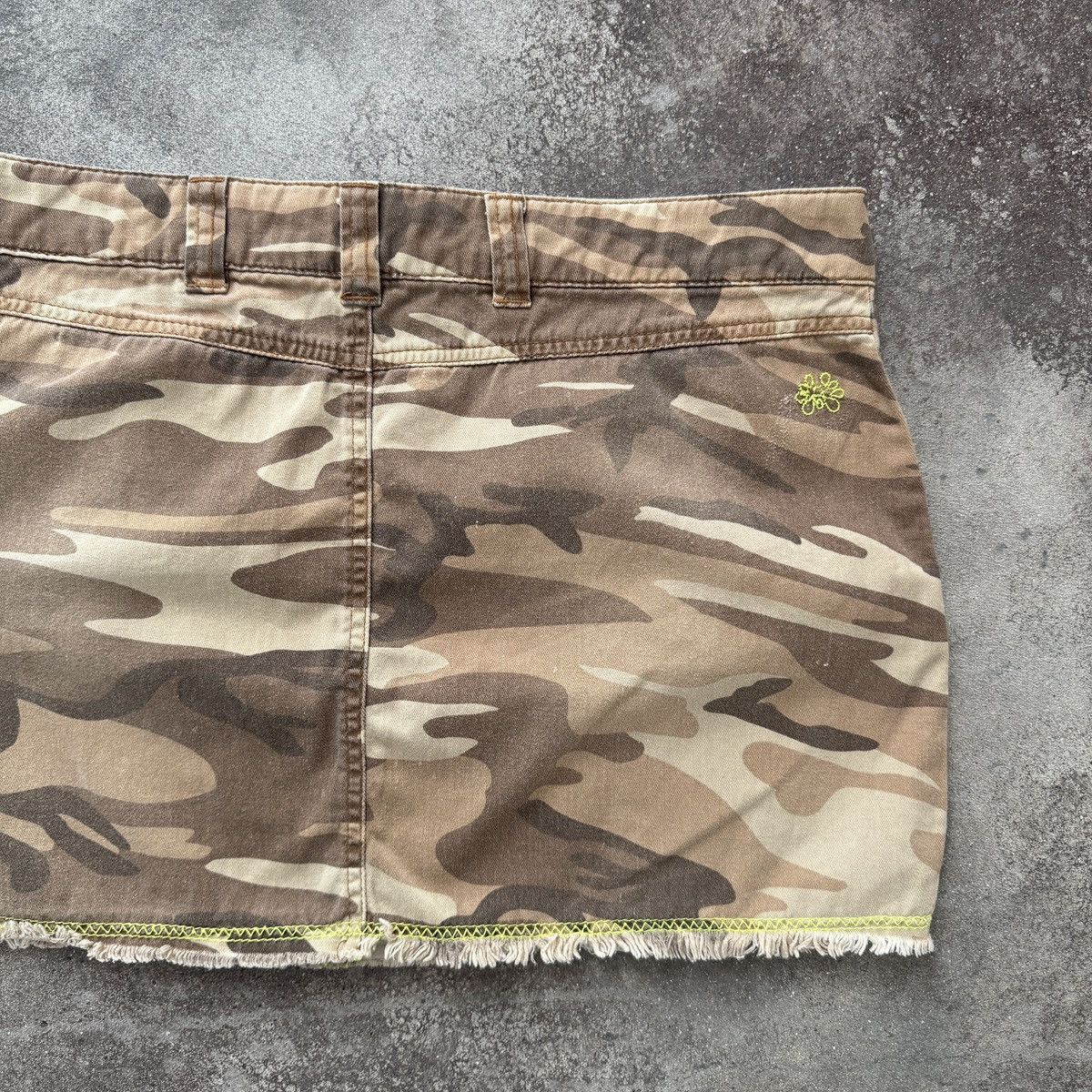 Hysteric Glamour Avant Garde Vintage Y2K Grunge Camo Cargo Mini Skirt Size 27" / US 4 / IT 40 - 7 Thumbnail
