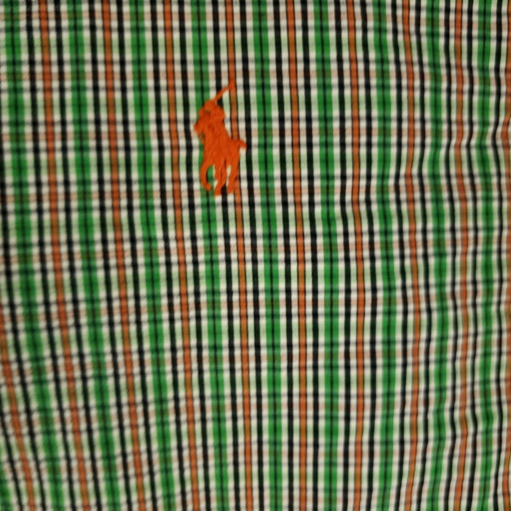 Ralph Lauren Ralph Lauren Shirt Mens XL Green Plaid Classic Fit Pony Button Up Short Sleeve Size US XL / EU 56 / 4 - 2 Thumbnail