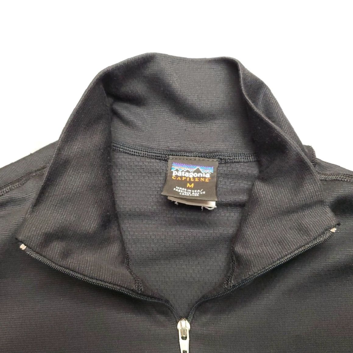 Patagonia VTG Patagonia Shirt Mens M Black Capilene Baselayer 1/4 Zip Made in USA Size US M / EU 48-50 / 2 - 5 Thumbnail