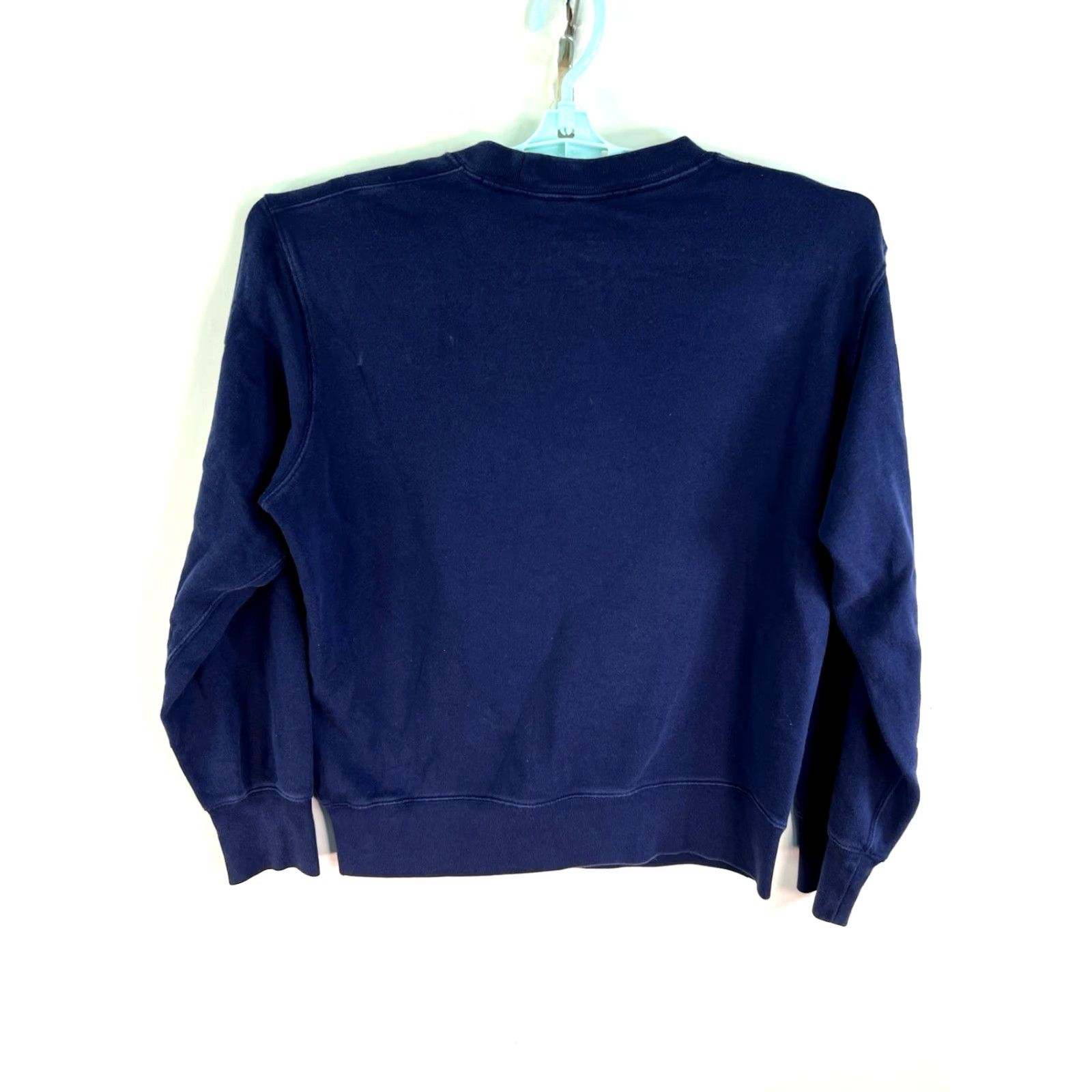 Vintage VINTAGE Musee De Louvre Museum Women Sweatshirt Adult Small Blue Mona Lisa Art Pullover Graphic Print All Seasons Size US S / EU 44-46 / 1 - 5 Thumbnail
