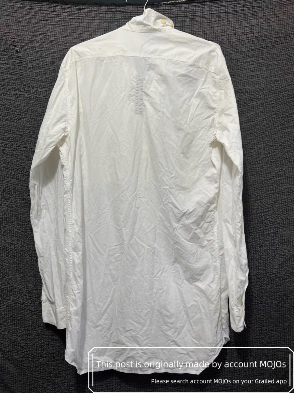 Rick Owens Sz 52 Rick Owens 14AW Moody White Shirt Jacket mojos1223 Size US L / EU 52-54 / 3 - 4 Thumbnail