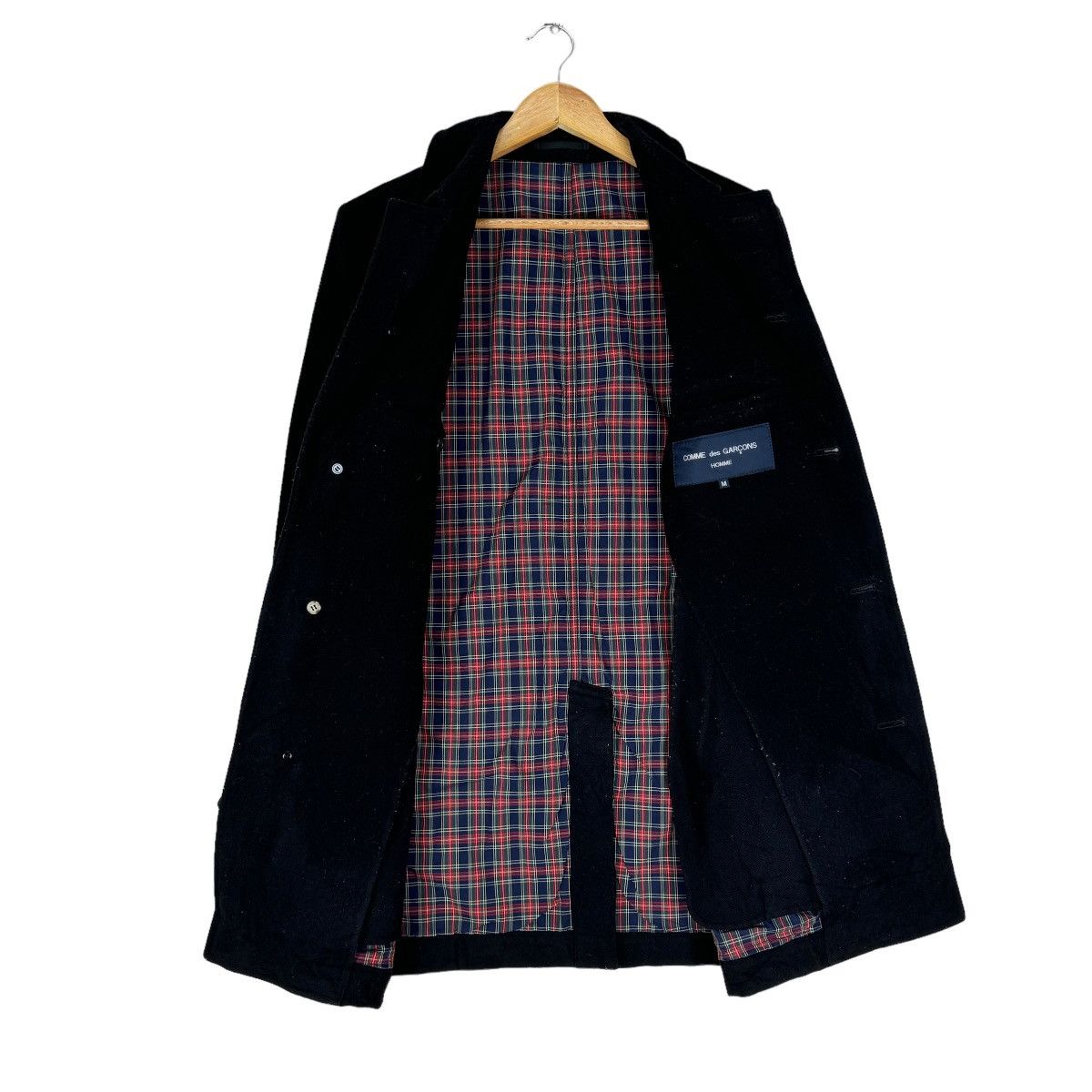 CDG by Comme des Garcons × Comme des Garcons × Comme des Garcons Homme 🔥CDG HOMME FW2010 WOOL PLAIDS INNER JACKET Size US M / EU 48-50 / 2 - 8 Thumbnail