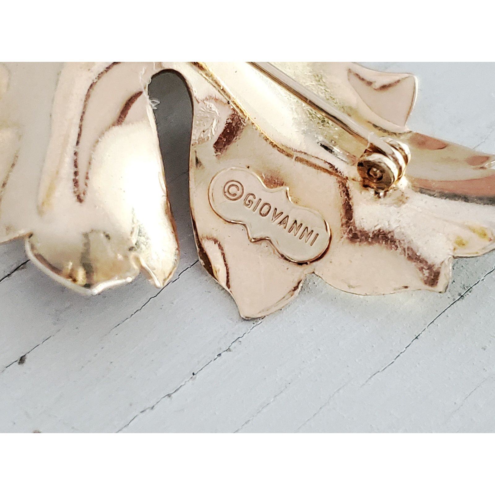 Other Vintage Giovanni Gold-tone Maple Leaf Brooch Size ONE SIZE - 6 Thumbnail