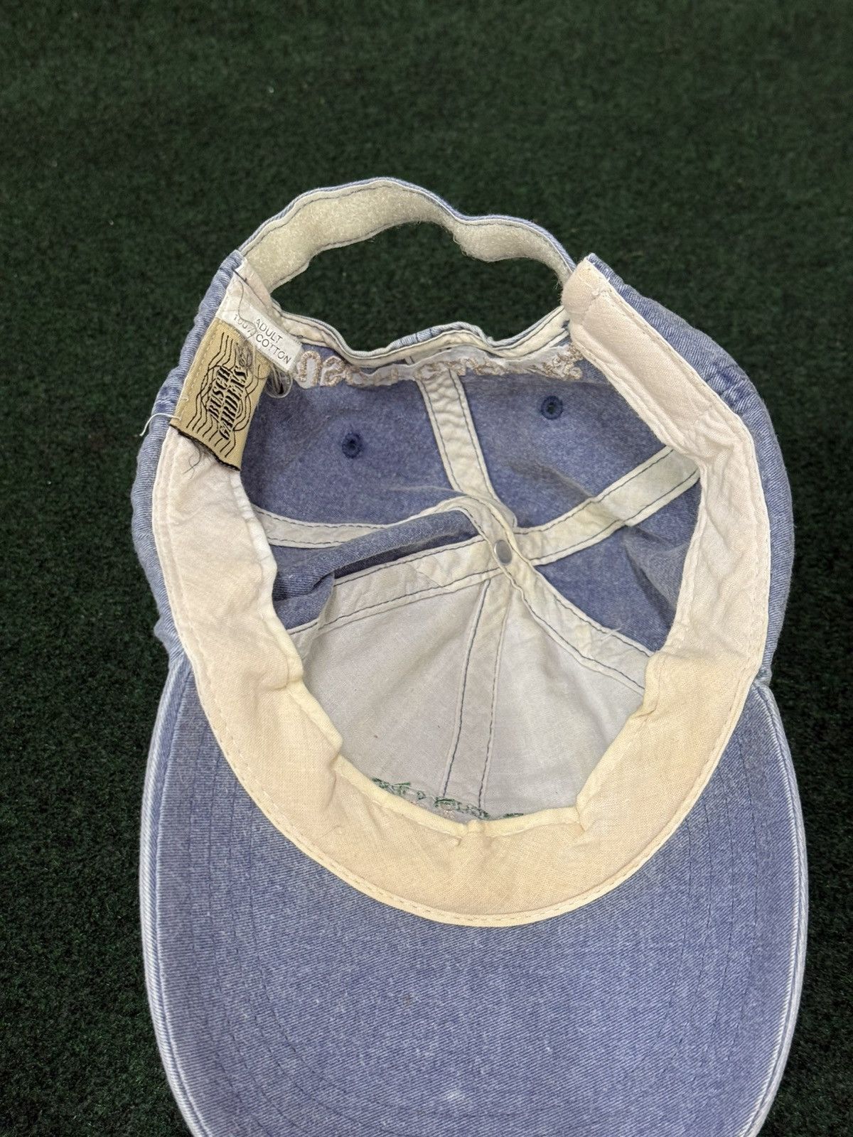 Vintage Vintage Busch Gardens Edge Of Africa Denim Hat Size ONE SIZE - 4 Thumbnail