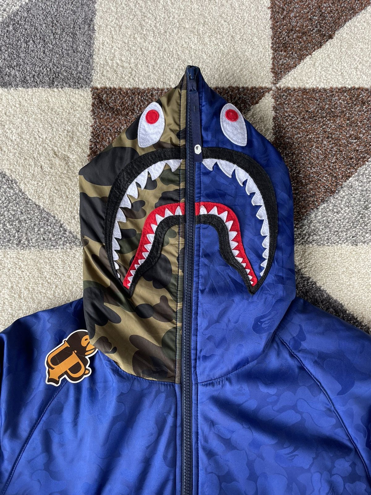 Bape Bape ABC Jacquard Camo Shark Heavy Jacket Size US L / EU 52-54 / 3 - 7 Thumbnail