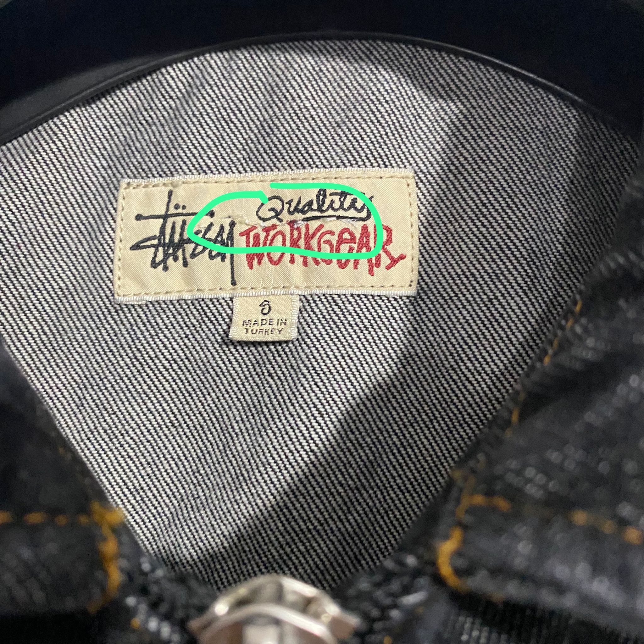 Stussy Zip Work Denim City Link Jacket Size US S / EU 44-46 / 1 - 4 Thumbnail