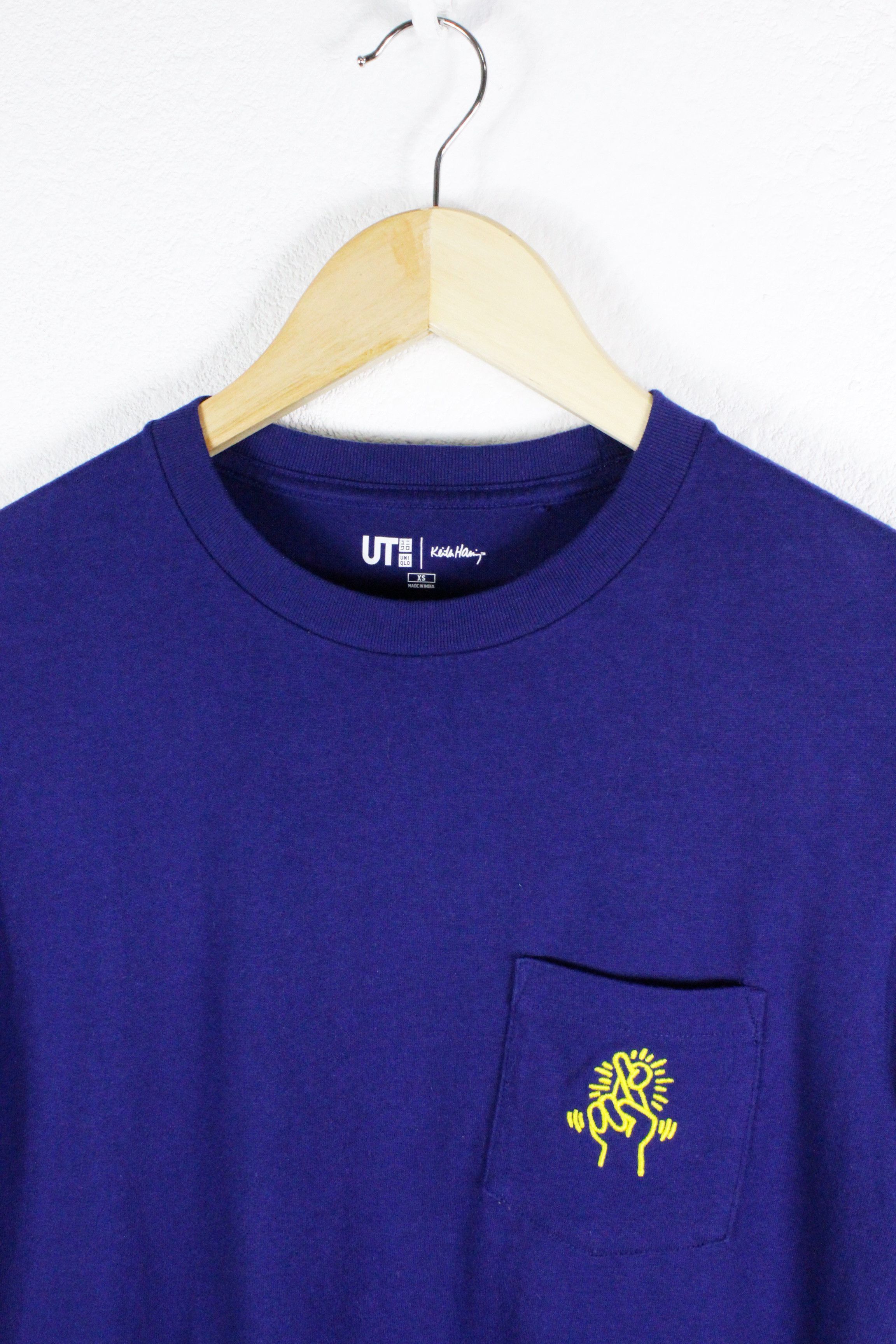 Keith Haring Uniqlo x Keith Haring Pocket Logo T-shirt Tee Size US XS / EU 42 / 0 - 2 Thumbnail