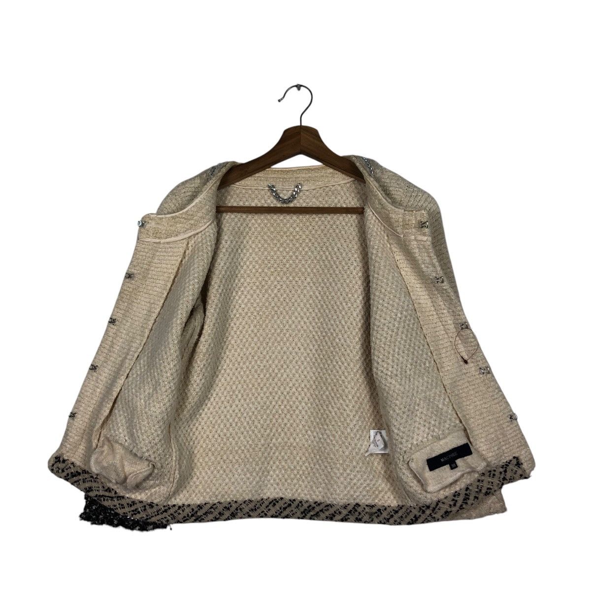 Japanese Brand 📌Vintage Knit Cropped Jacket Tweed Macphee Size M / US 6-8 / IT 42-44 - 14 Thumbnail