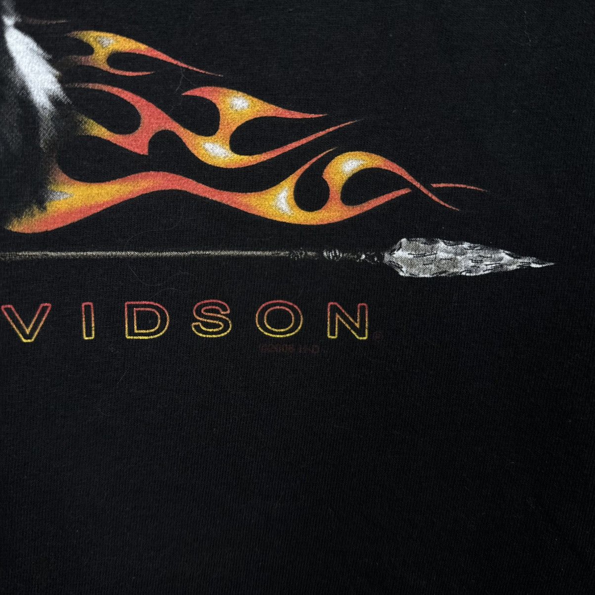 Other Vintage Harley Davidson T shirt Fire Wolf Los Angeles XL Size US XL / EU 56 / 4 - 14 Thumbnail