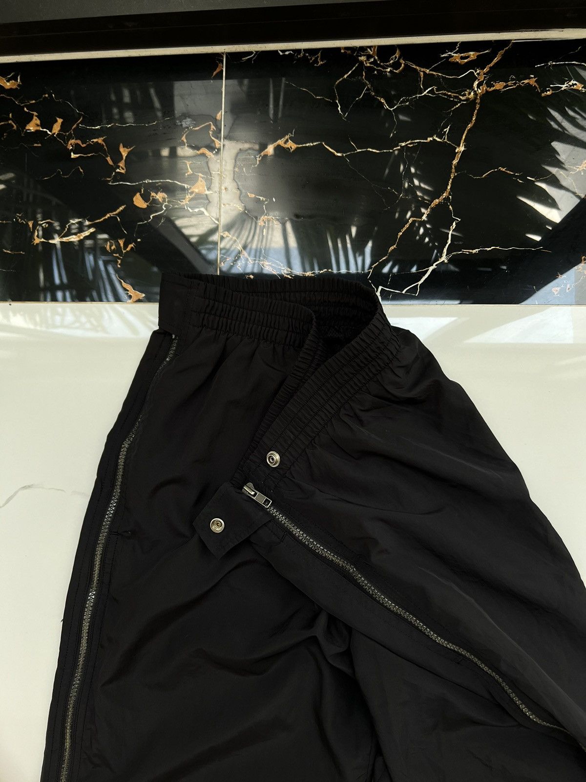 Nike × Vintage 90's NIKE ANDRE AGASSI FULL ZIP RETRO Y2K BAGGY TRACK PANTS Size US 34 / EU 50 - 6 Thumbnail