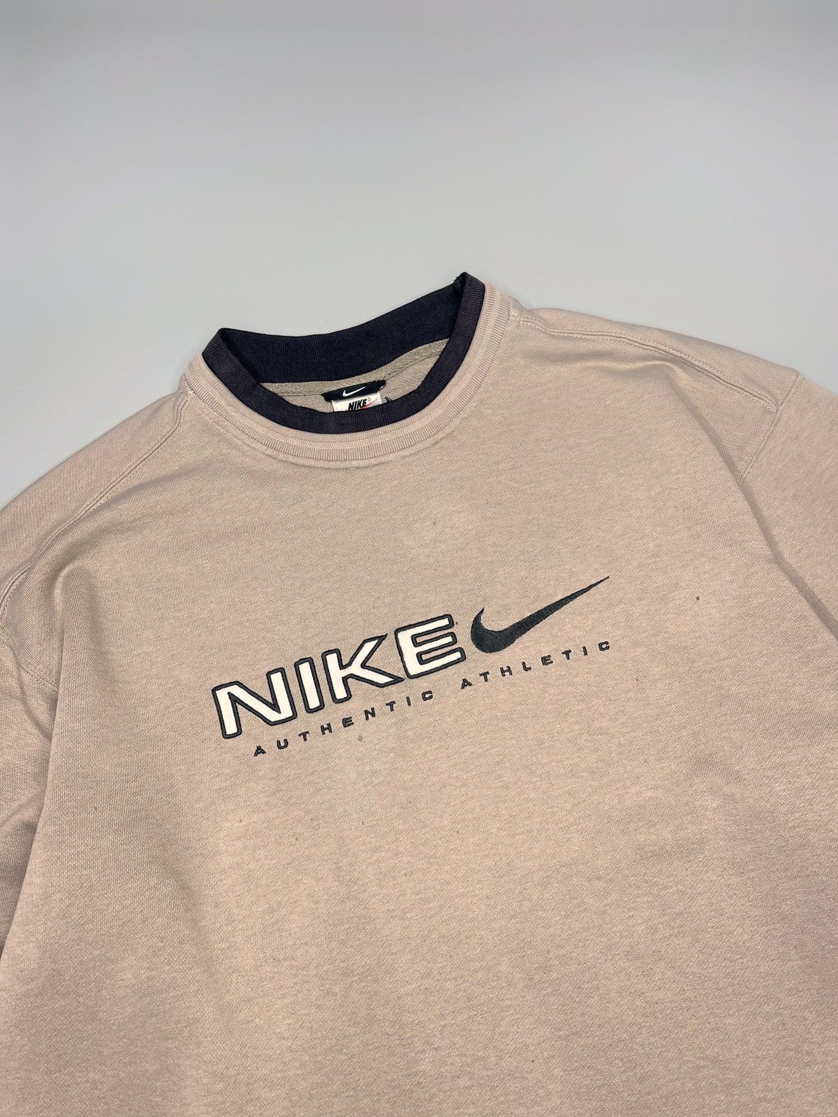 Nike × Vintage Vintage Y2k Nike Big Logo Sweatshirt 90’s Size US L / EU 52-54 / 3 - 3 Thumbnail