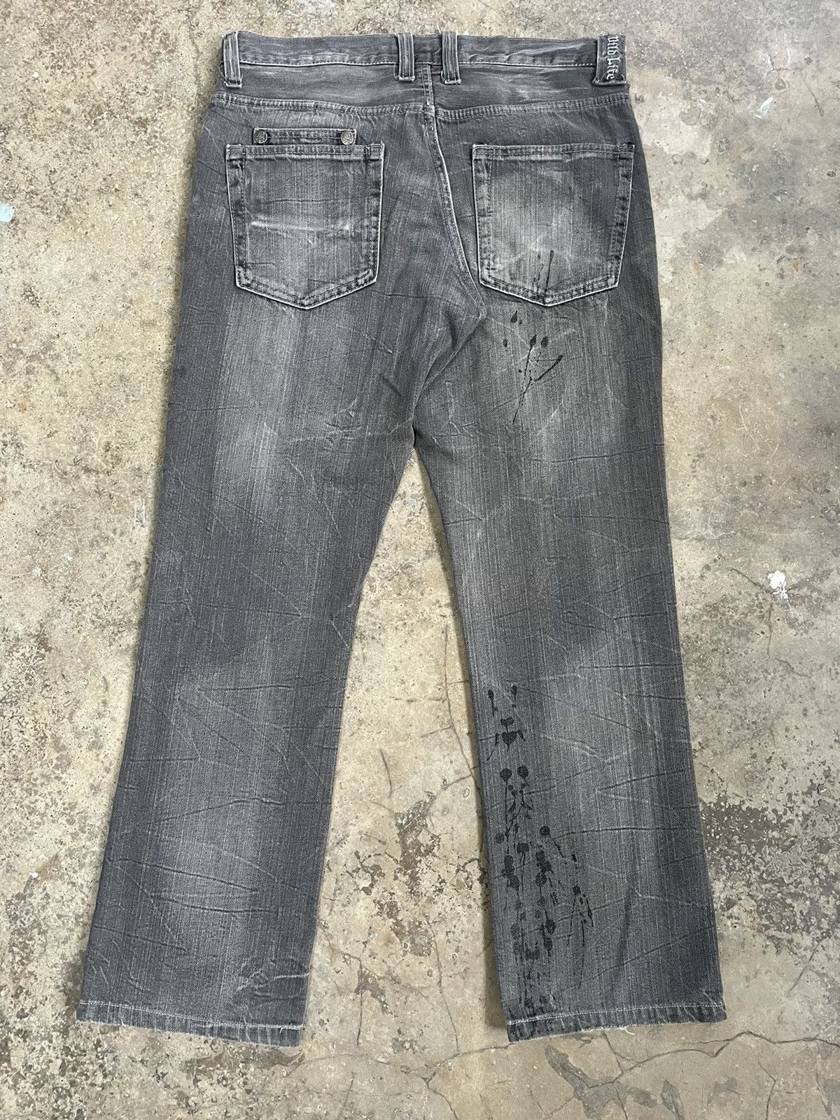 If Six Was Nine Japanese Brand Punk Jeans Size US 32 / EU 48 - 3 Thumbnail