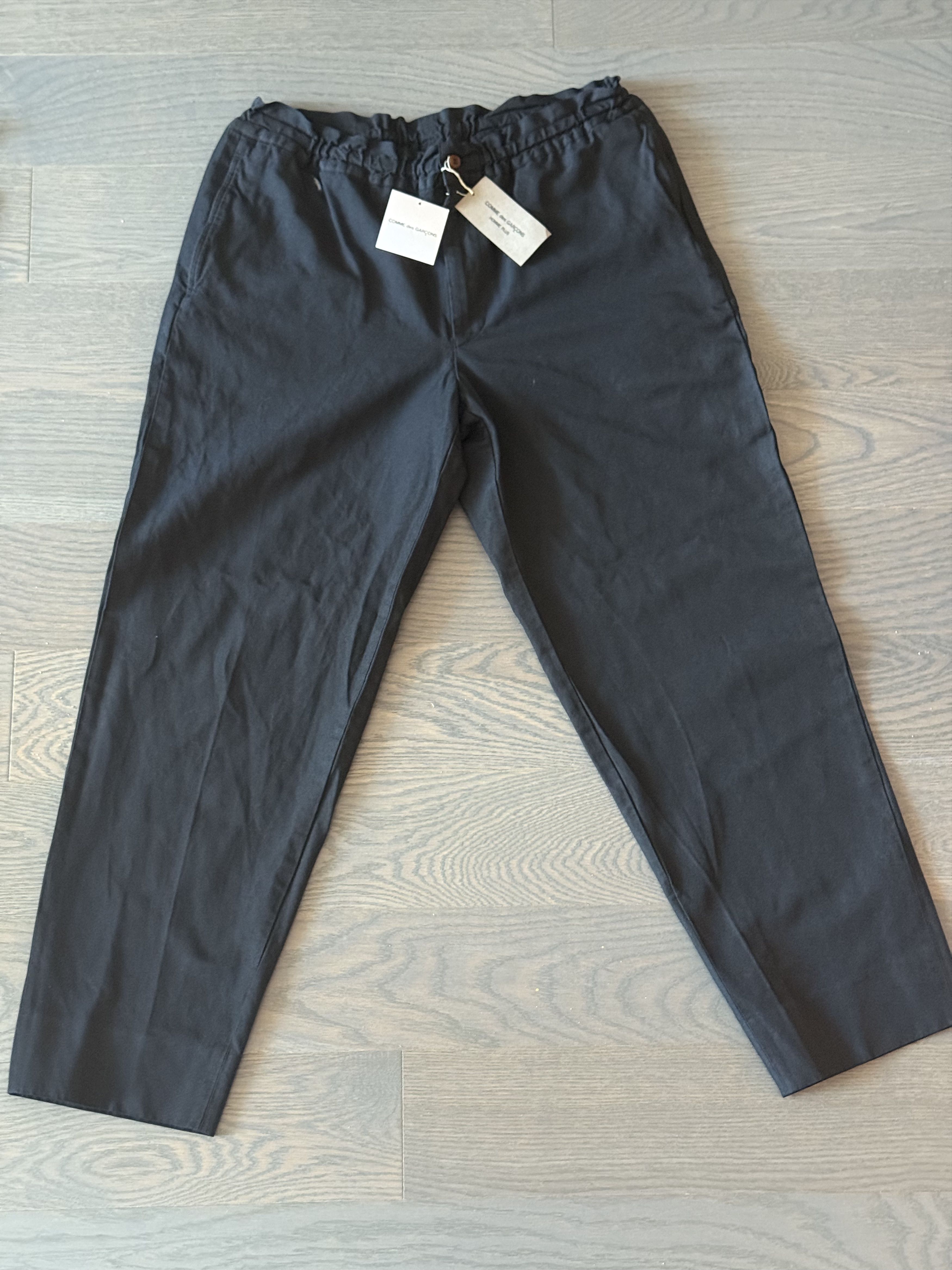 CdG Homme Plus Drawstring Dress Pants