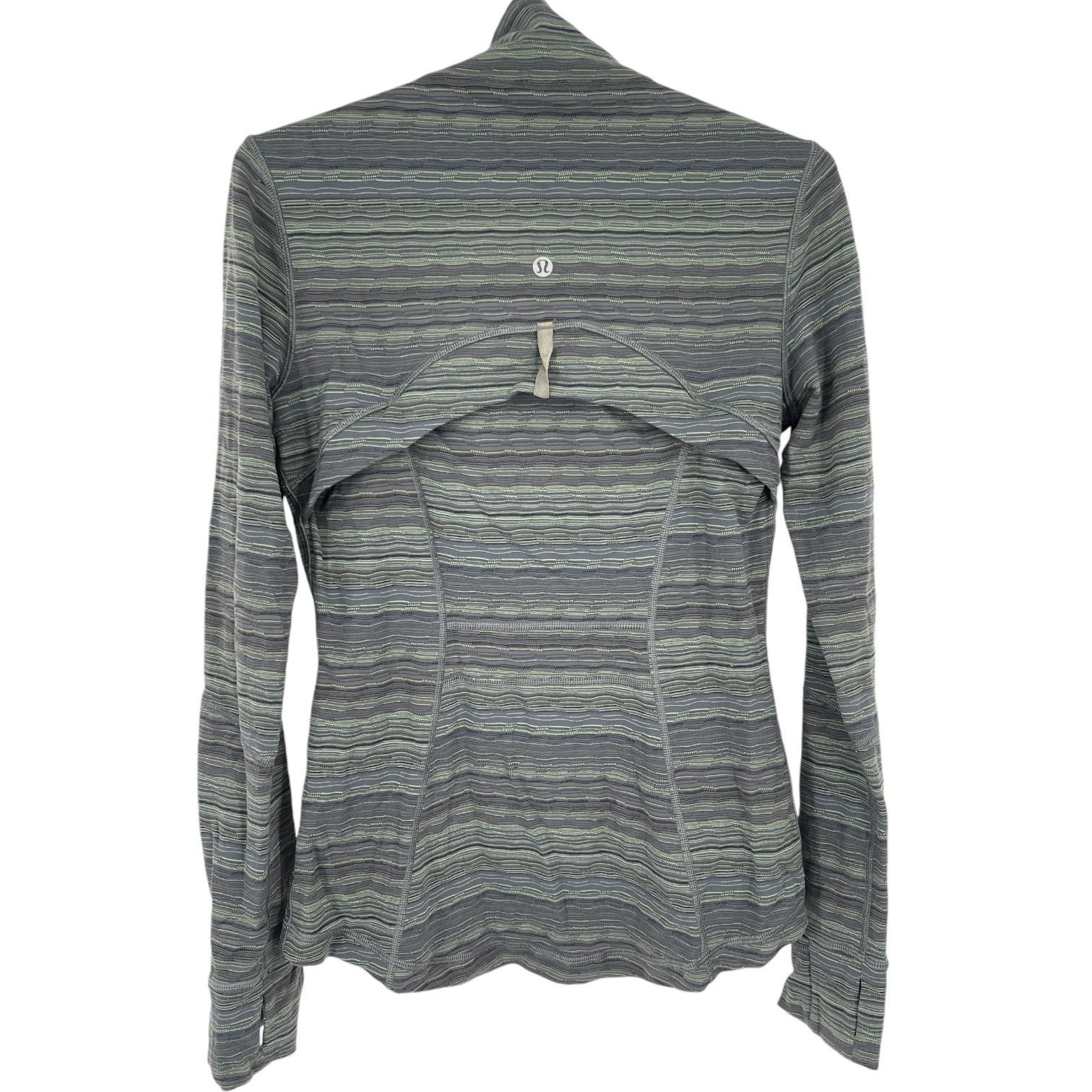 Lululemon Lululemon Define Jacket Full Zip Green Gray Black Size 6 Size M / US 6-8 / IT 42-44 - 3 Thumbnail