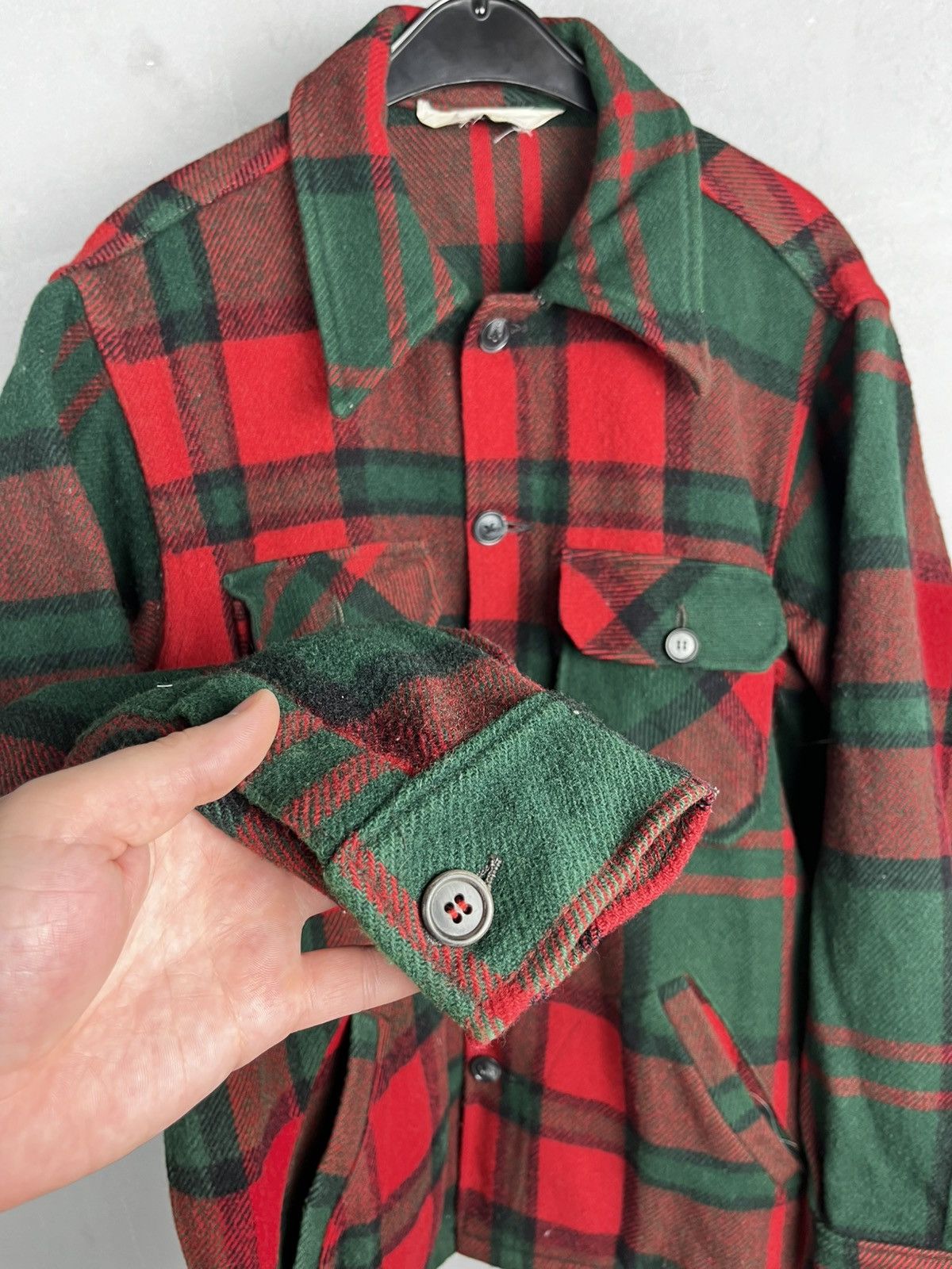 Woolrich Woolen Mills RARE Vintage Woolrich Wool Jacket Shirt Jac Shirt Shacket Size US L / EU 52-54 / 3 - 6 Thumbnail