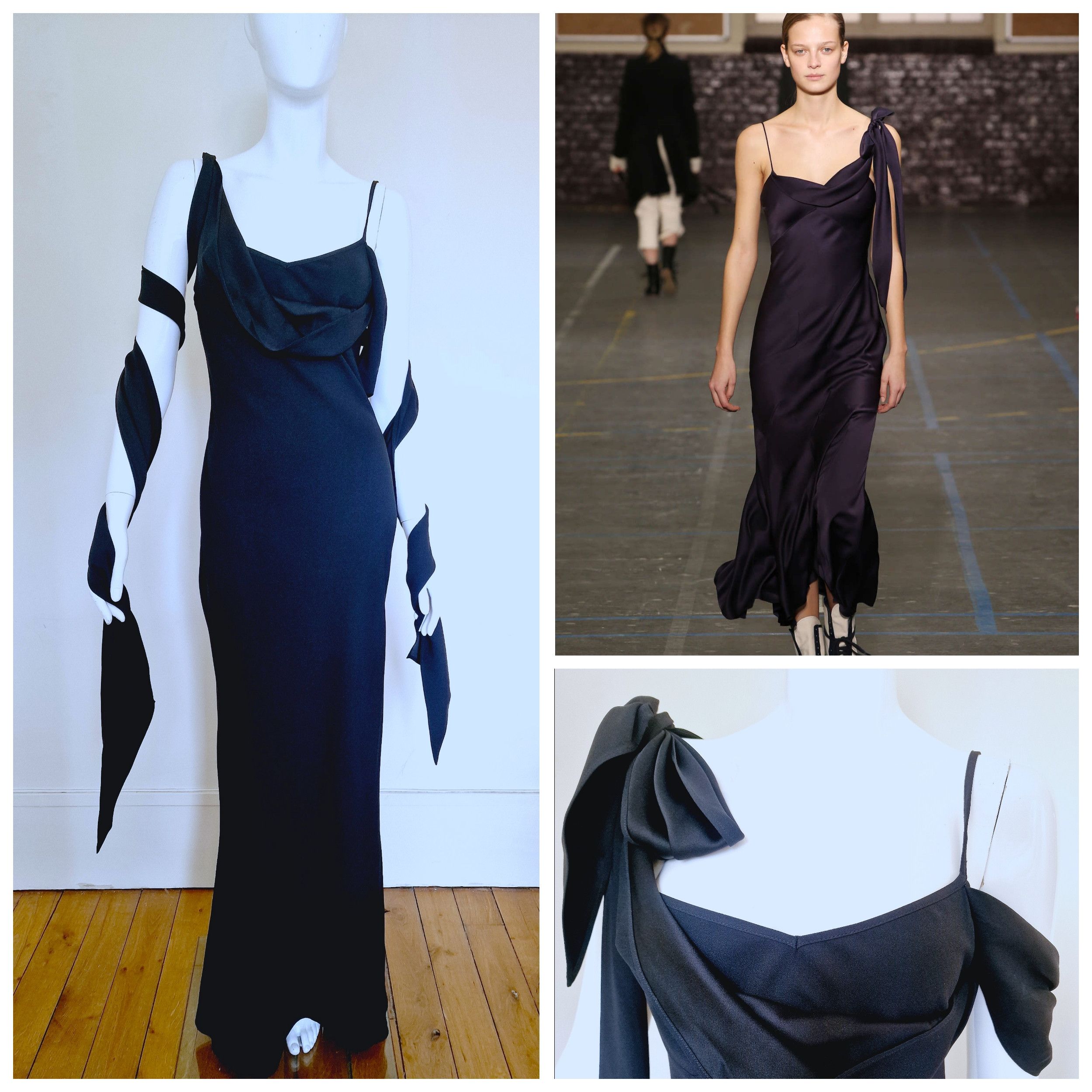 John Galliano John Galliano Runway 2016 FW Look Show 3 Black Dress Size M / US 6-8 / IT 42-44 - 1 Thumbnail