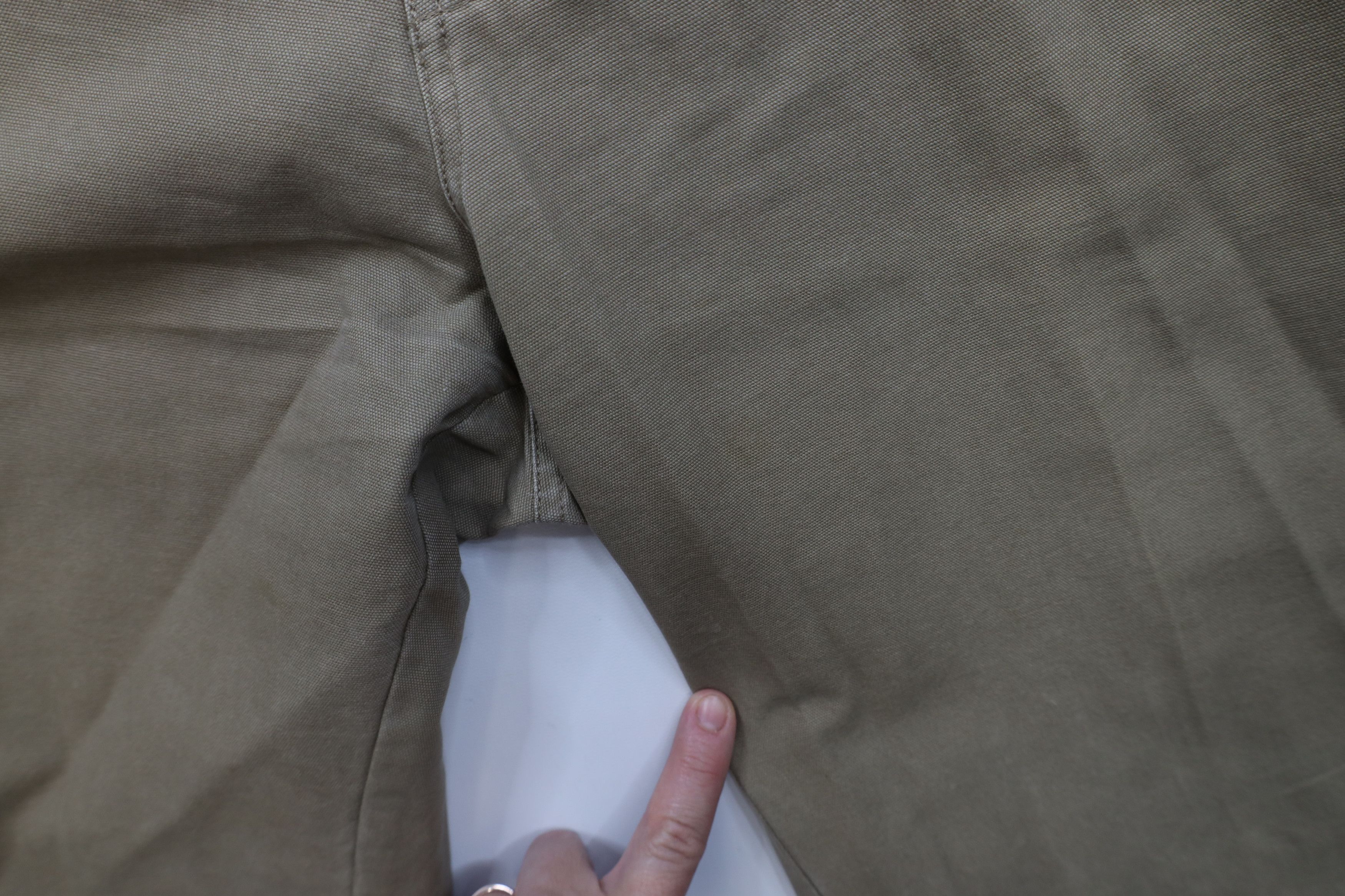 Columbia × Vintage Vintage Columbia Spell Out Wide Leg Canvas Pants Beige Size US 36 / EU 52 - 8 Thumbnail