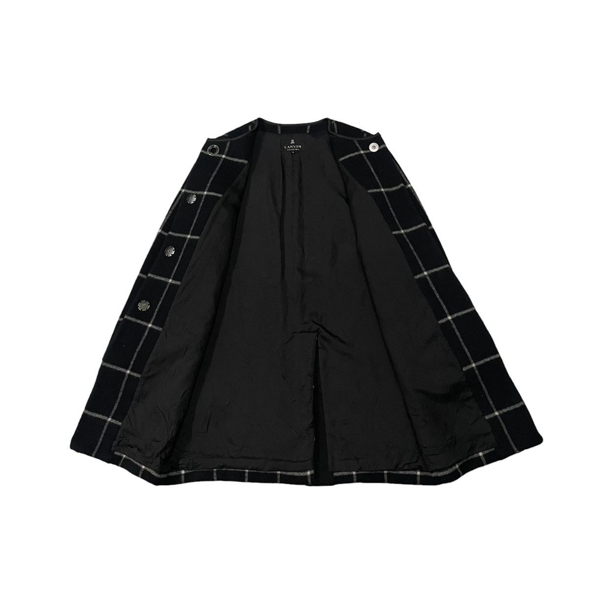 Lanvin Vintage Lanvin Collection Wool Tartan Long Jacket Size M / US 6-8 / IT 42-44 - 20 Thumbnail